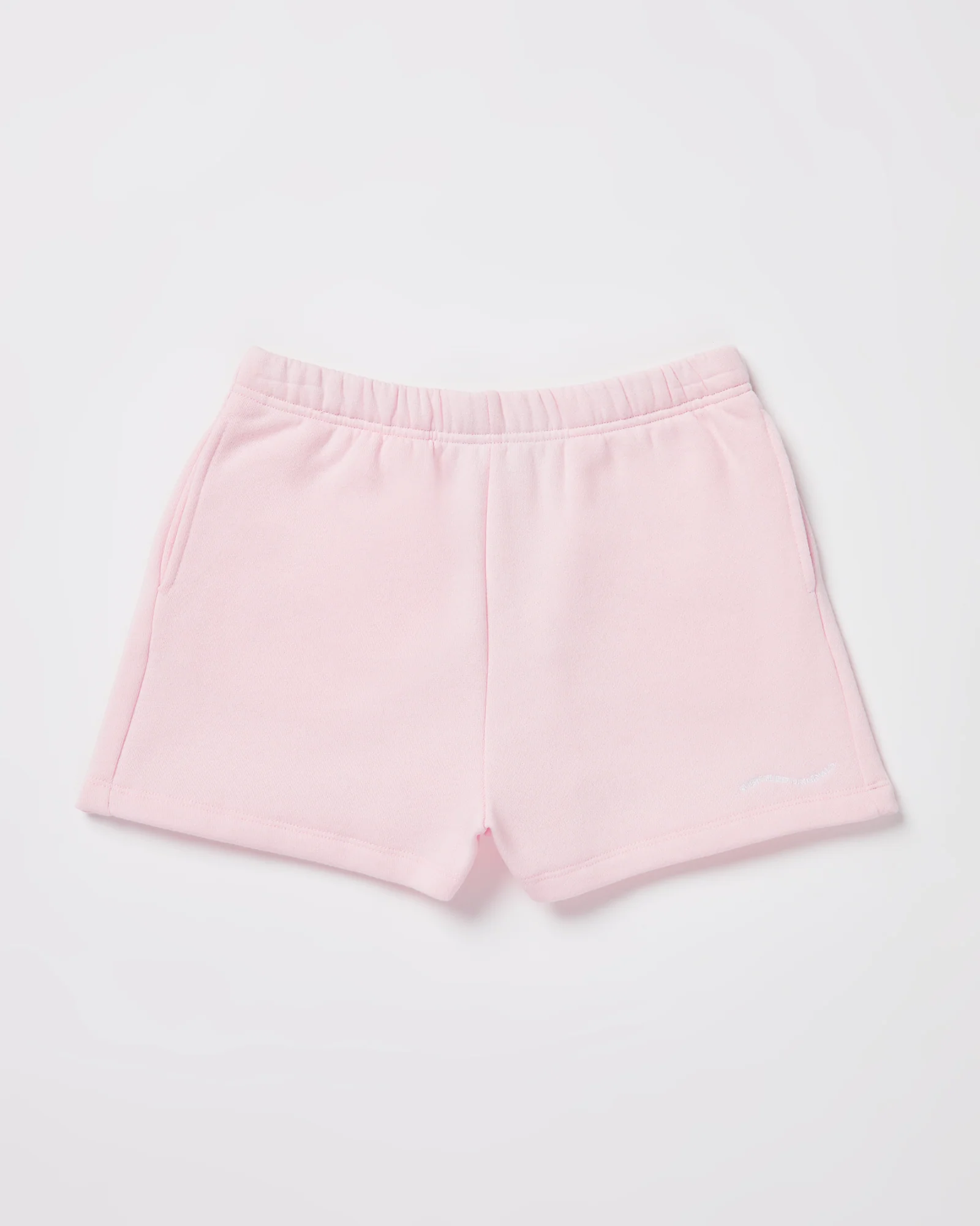 Teen Girls Pull On Fleece Shorts in Ballet Pink