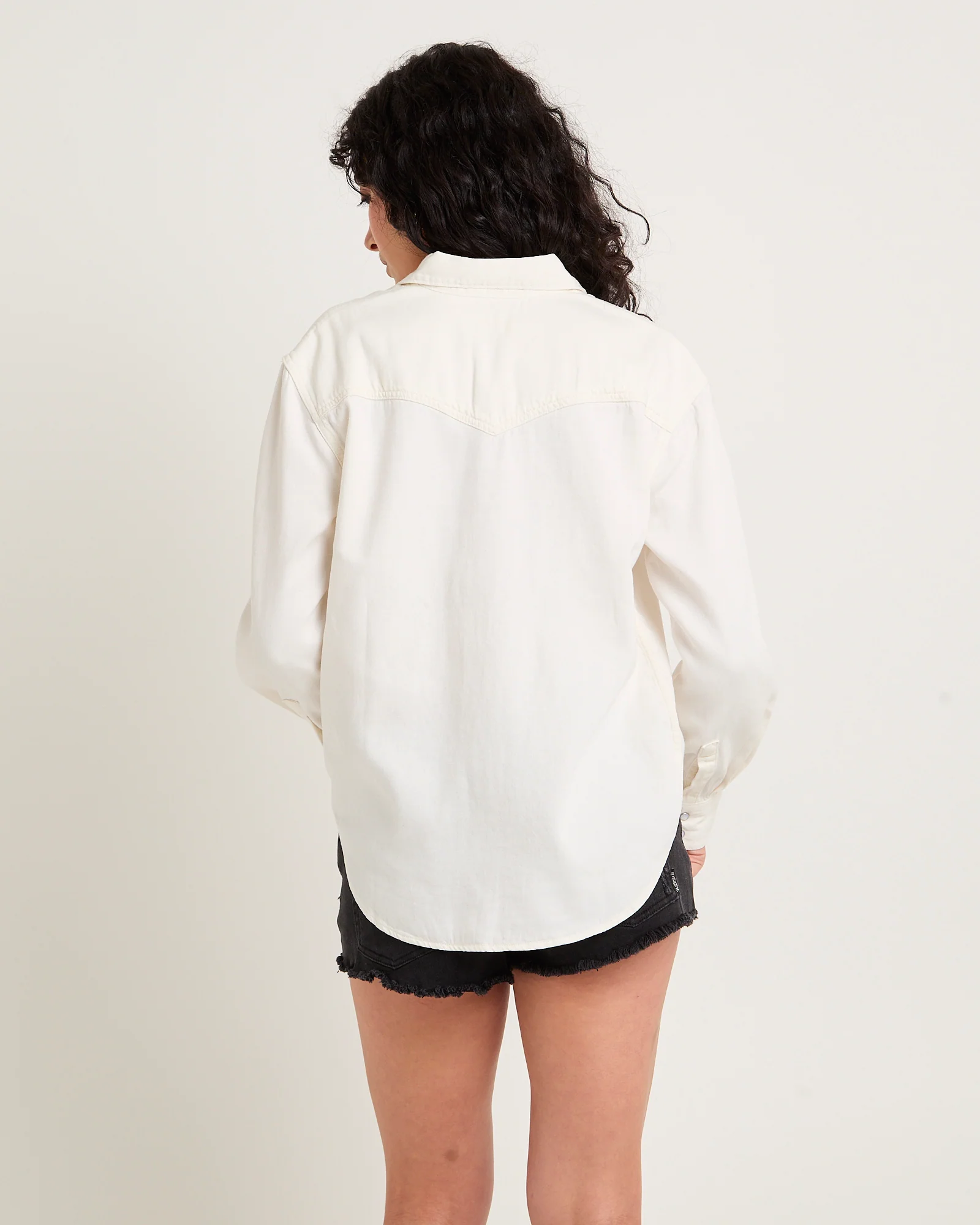 Teodora Western Denim Shirt - Image 2