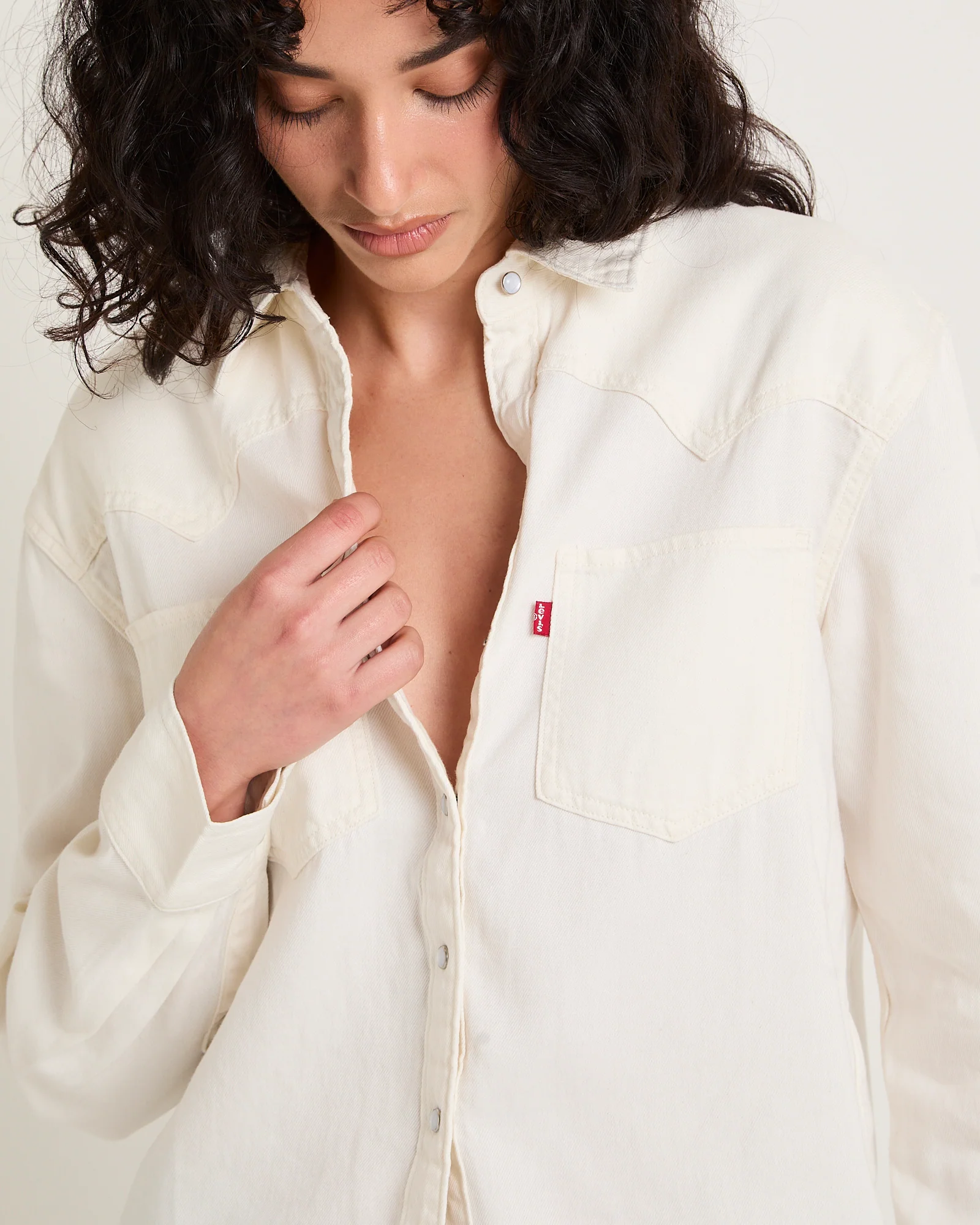 Teodora Western Denim Shirt - Image 5