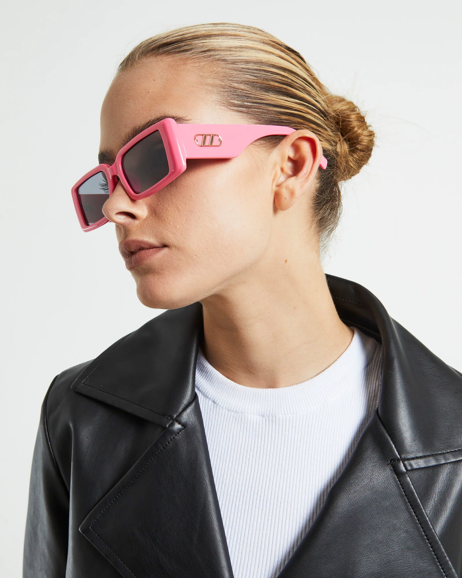 The Impeccable Solid Sunglasses Bubblegum Pink/Smoke Mono
