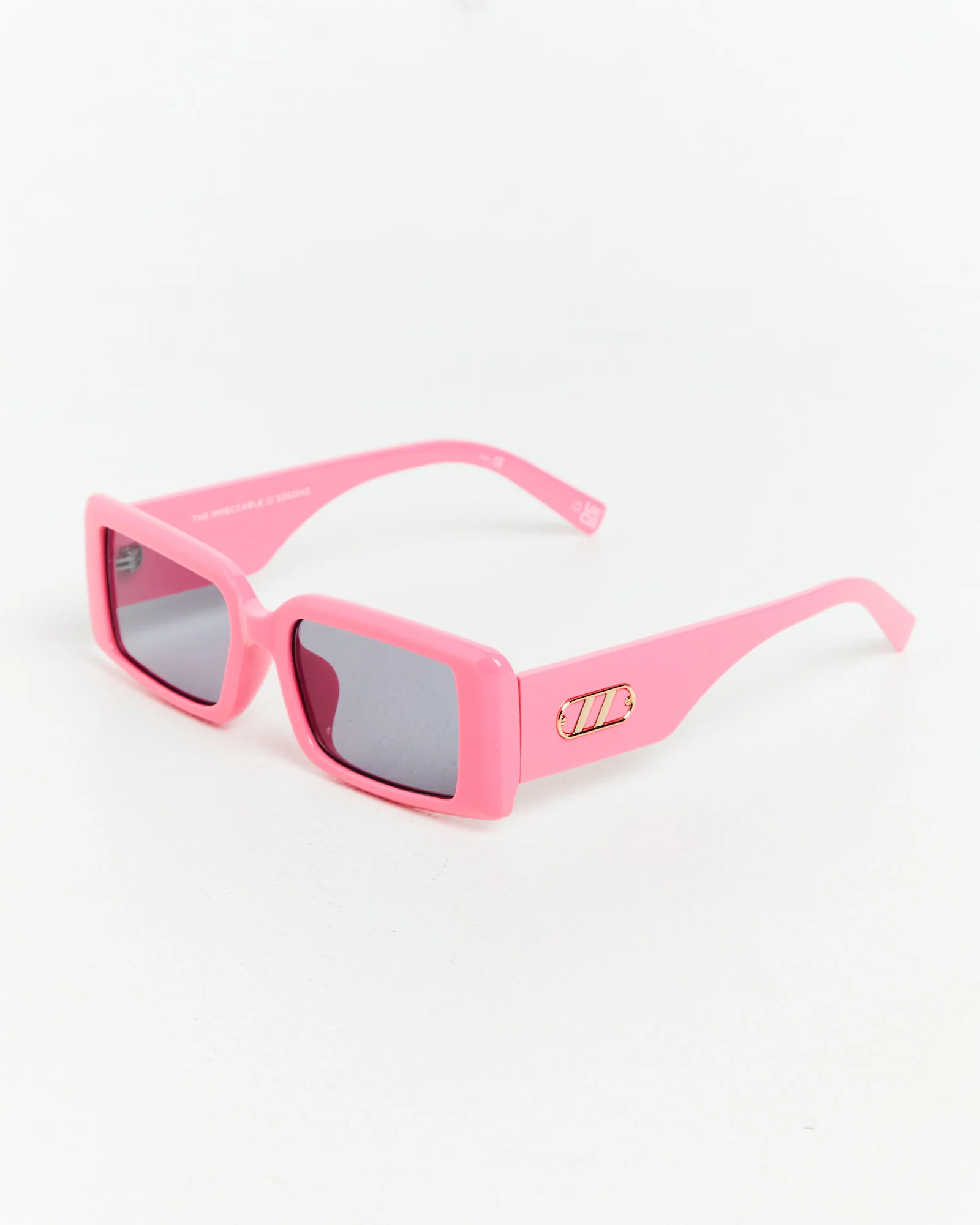 The Impeccable Solid Sunglasses Bubblegum Pink/Smoke Mono - Image 3