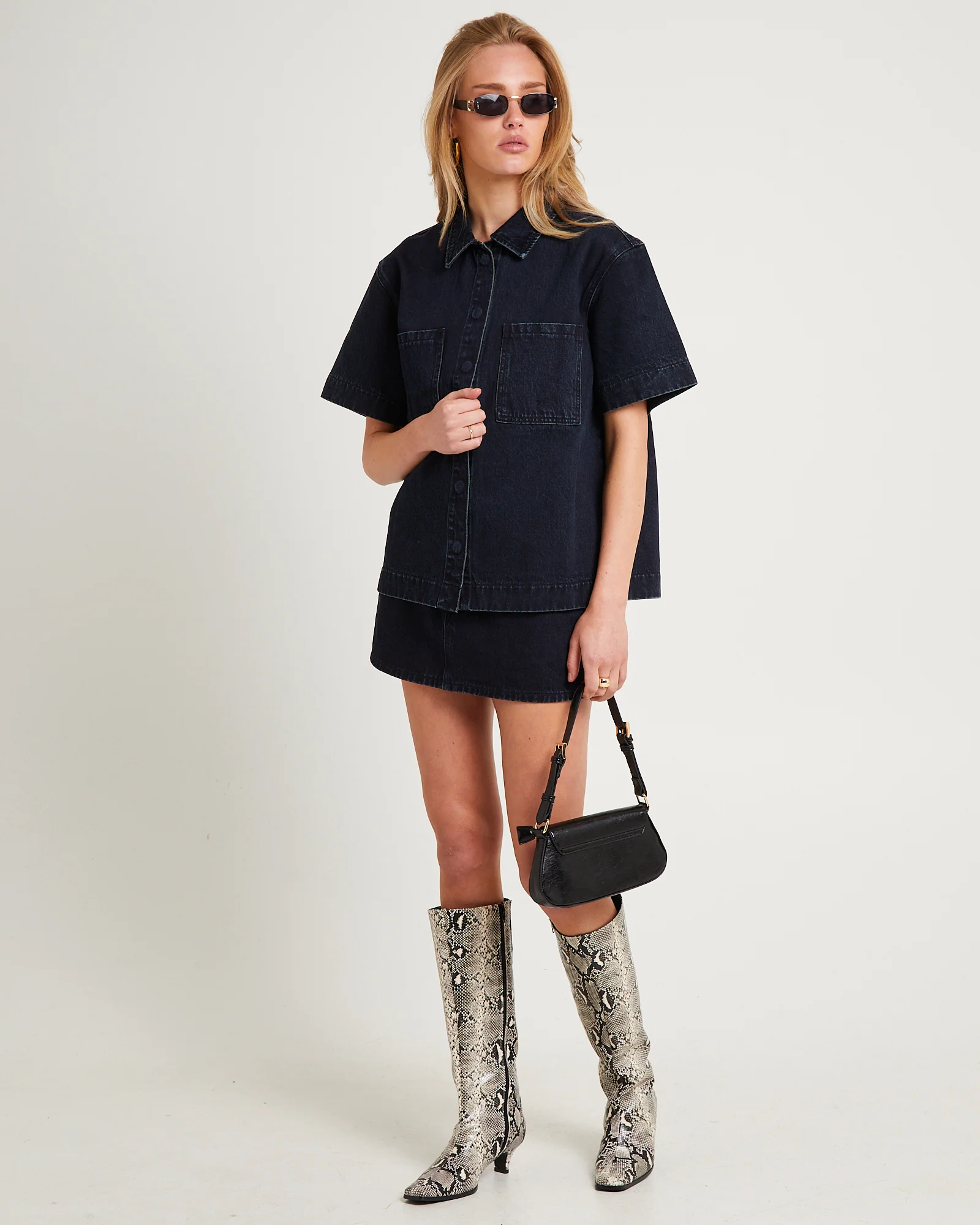 Tide Boxy Denim Shirt - Image 2