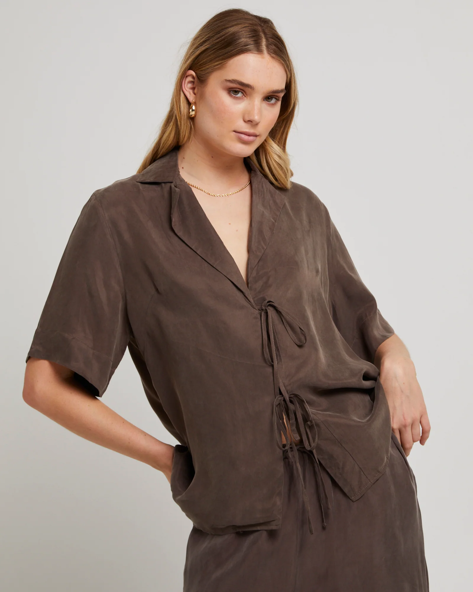 Tie Up Blouse