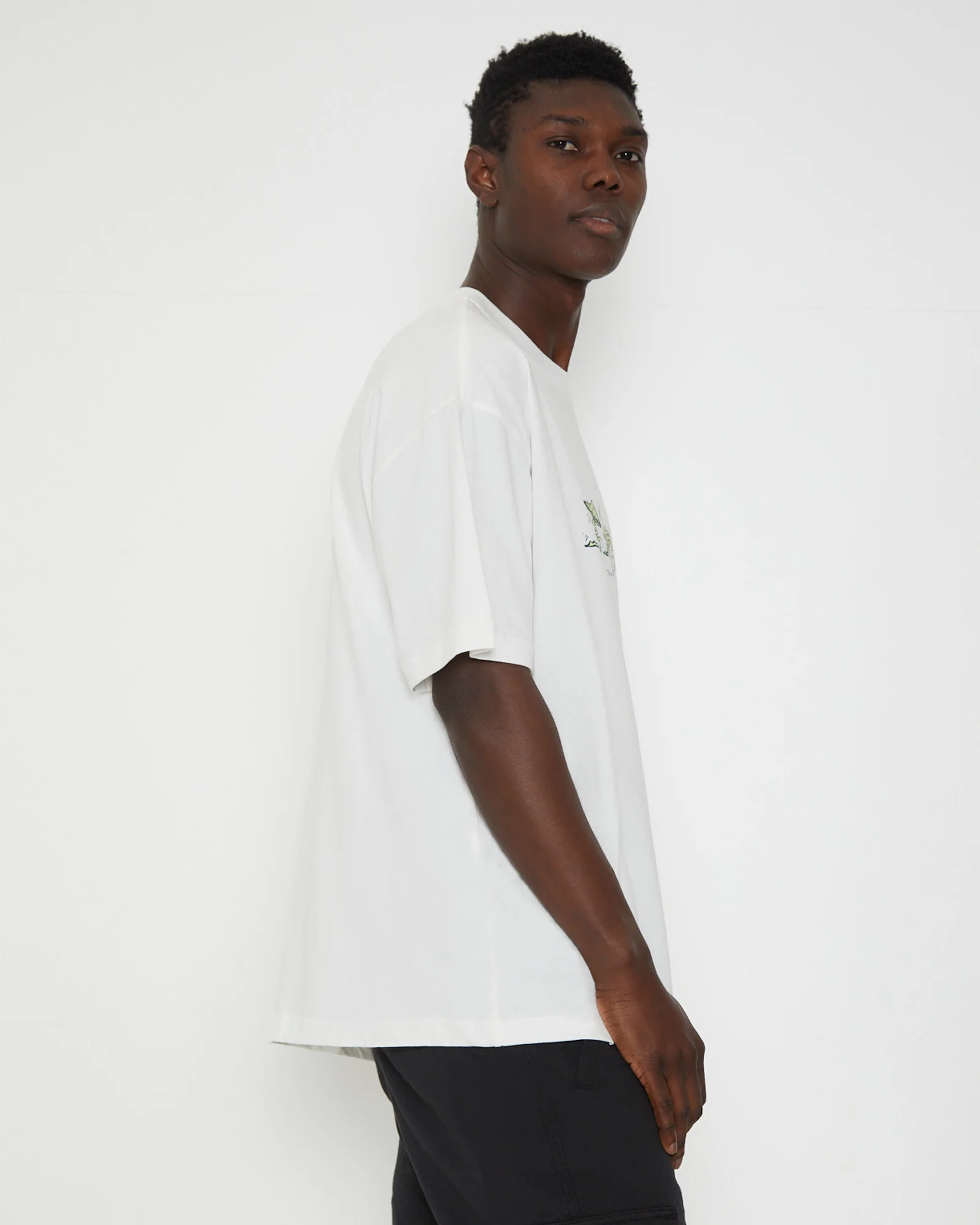 Too High Short Sleeve T-Shirt in White - Image 4
