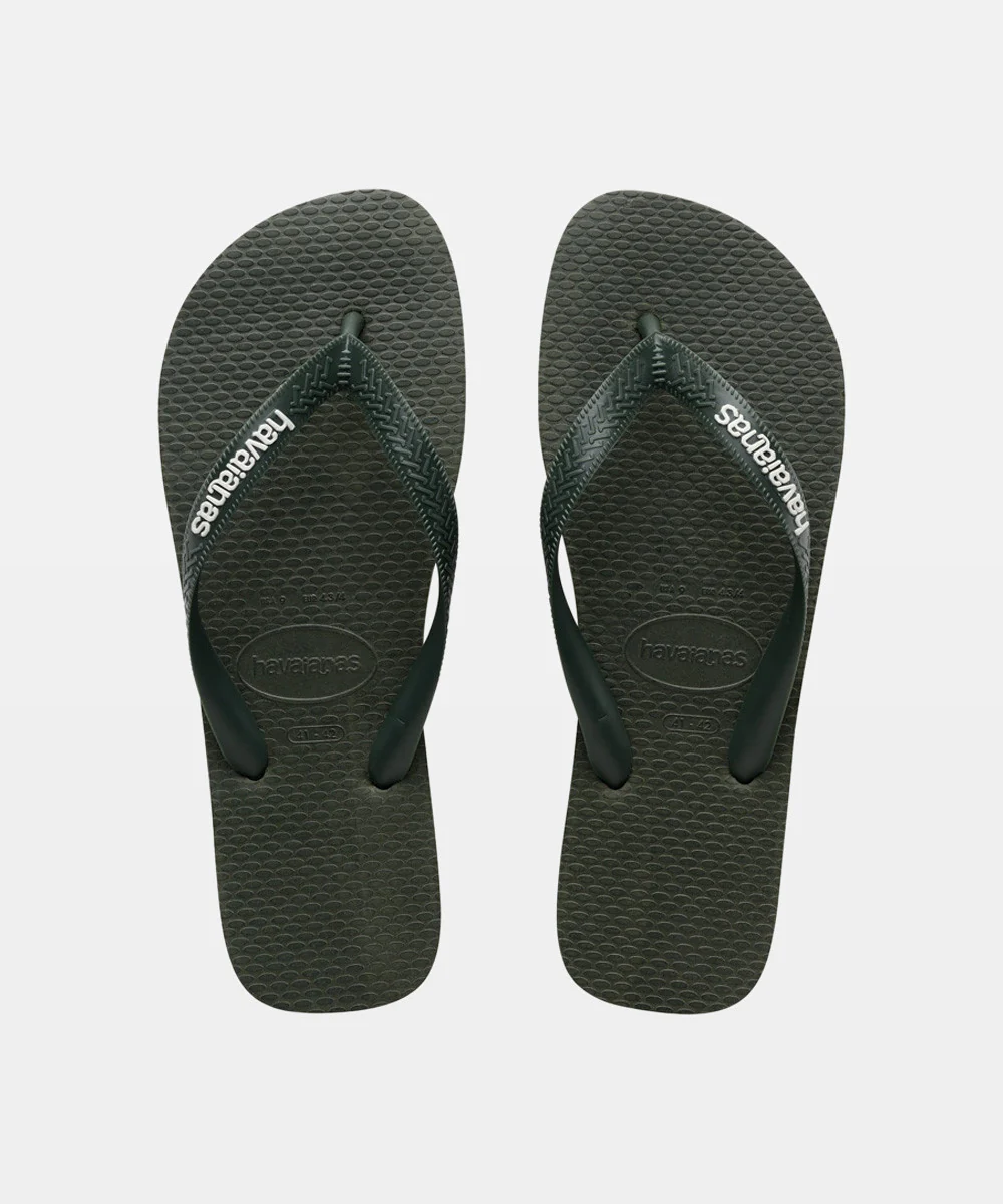 Top Rubber Logo Thongs - Image 3