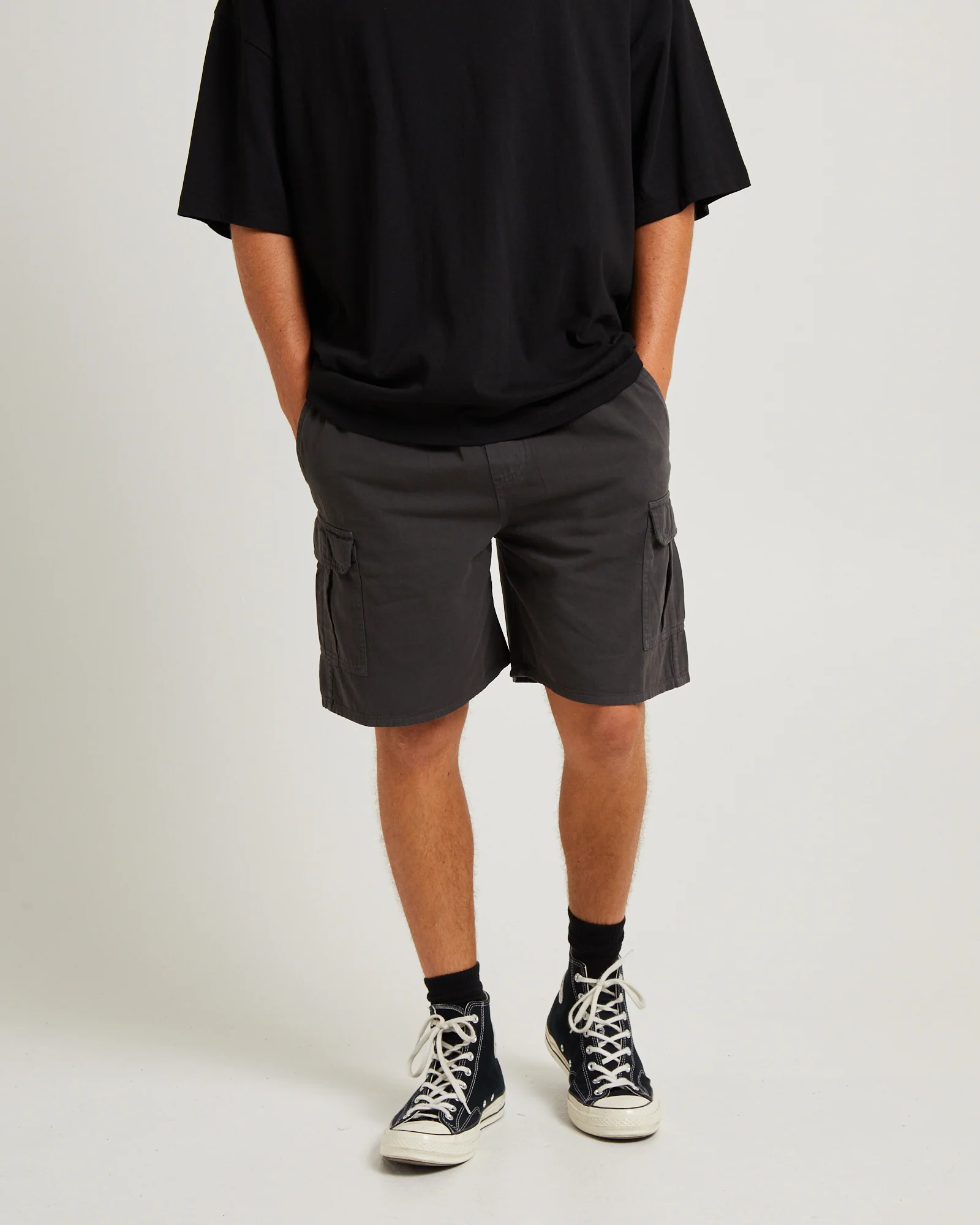 Tradie Cargo Shorts Black