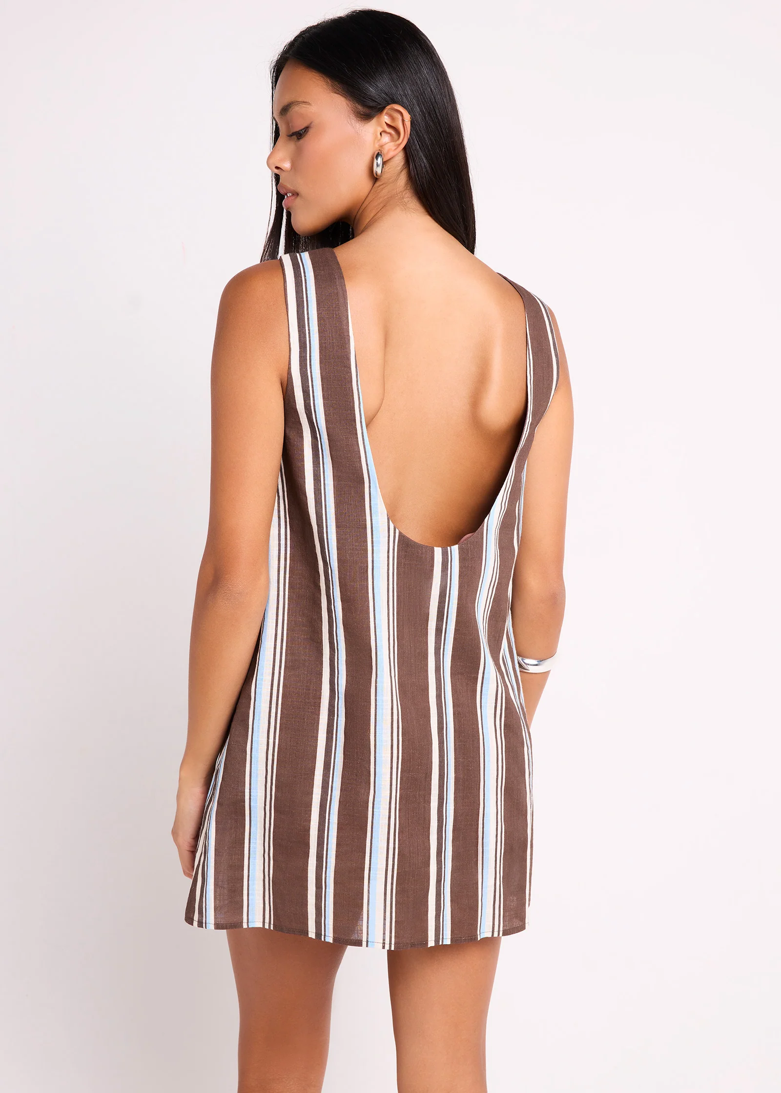 Tyra Stripes Mini Dress - Image 2