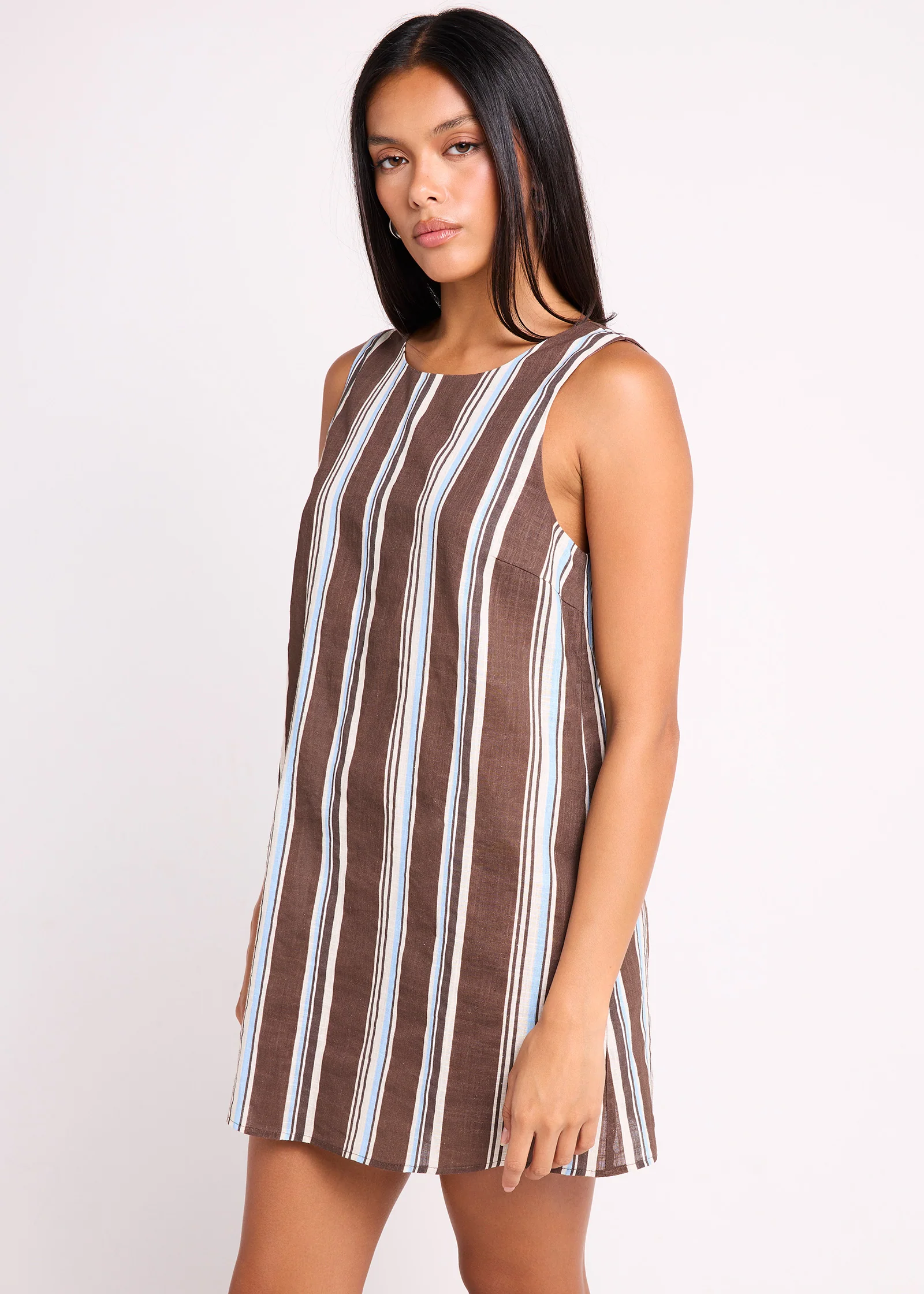 Tyra Stripes Mini Dress - Image 4