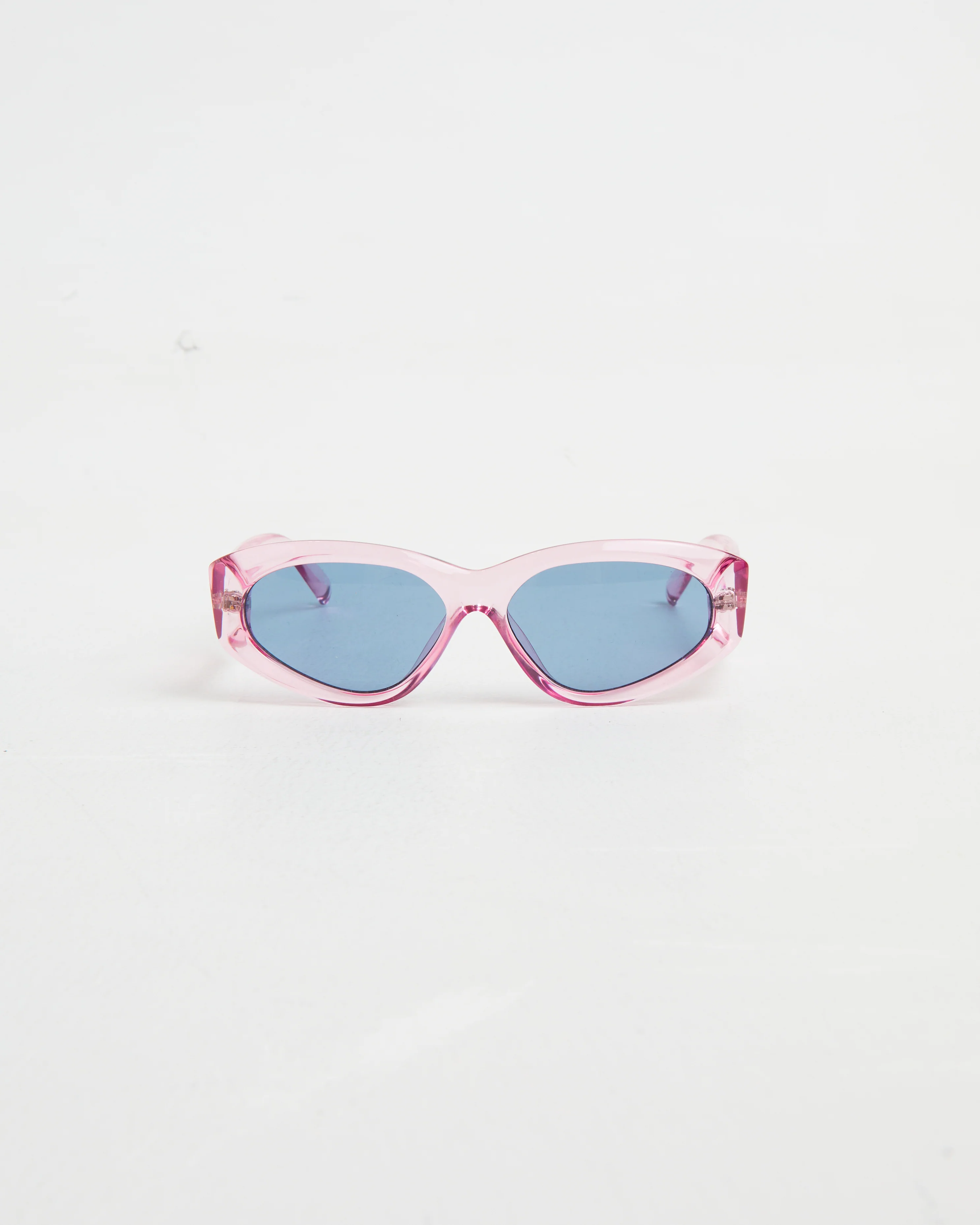 Under Wraps Sunglasses in Pink/Teal Mono - Image 2