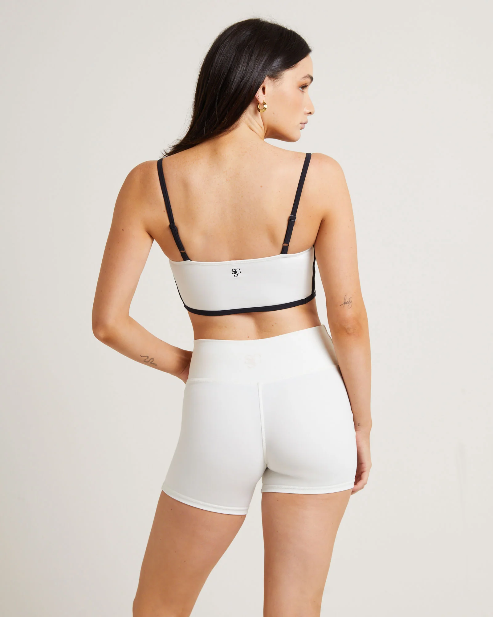 Underbust Contrast Tank Top in Storm White - Image 2
