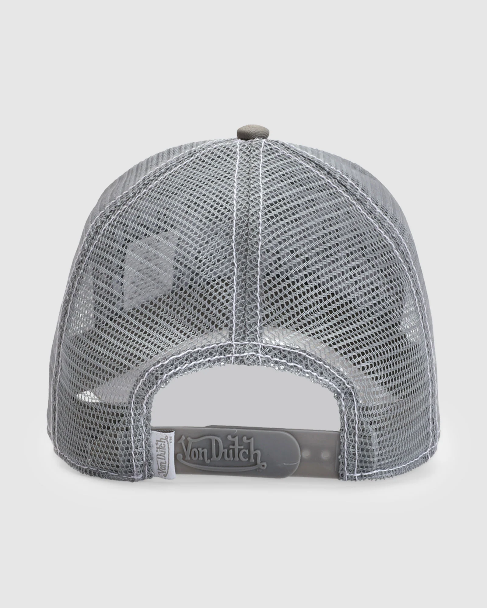 Unisex Trucker Hat Grey/White - Image 5