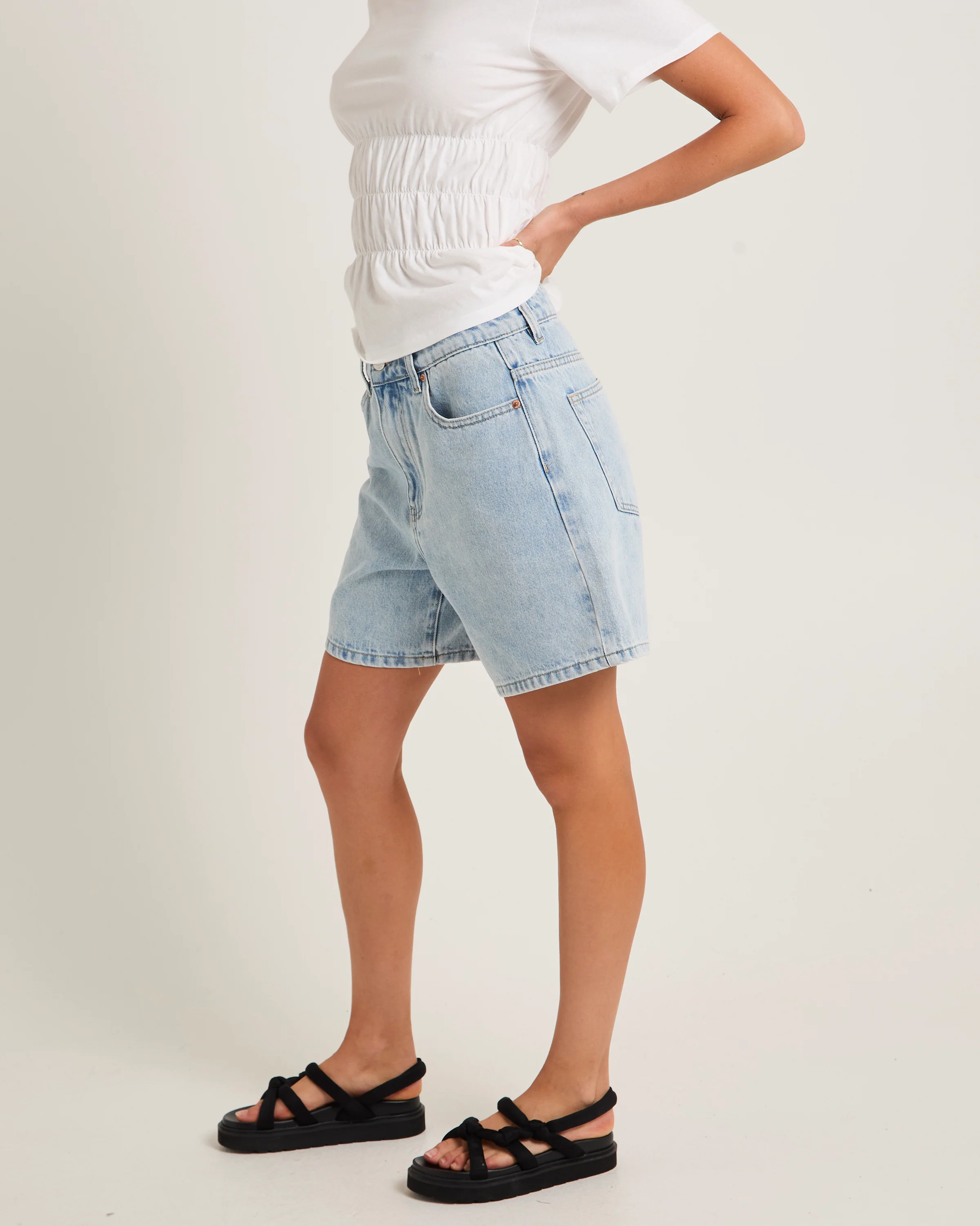 Vahli Denim Jorts - Image 4