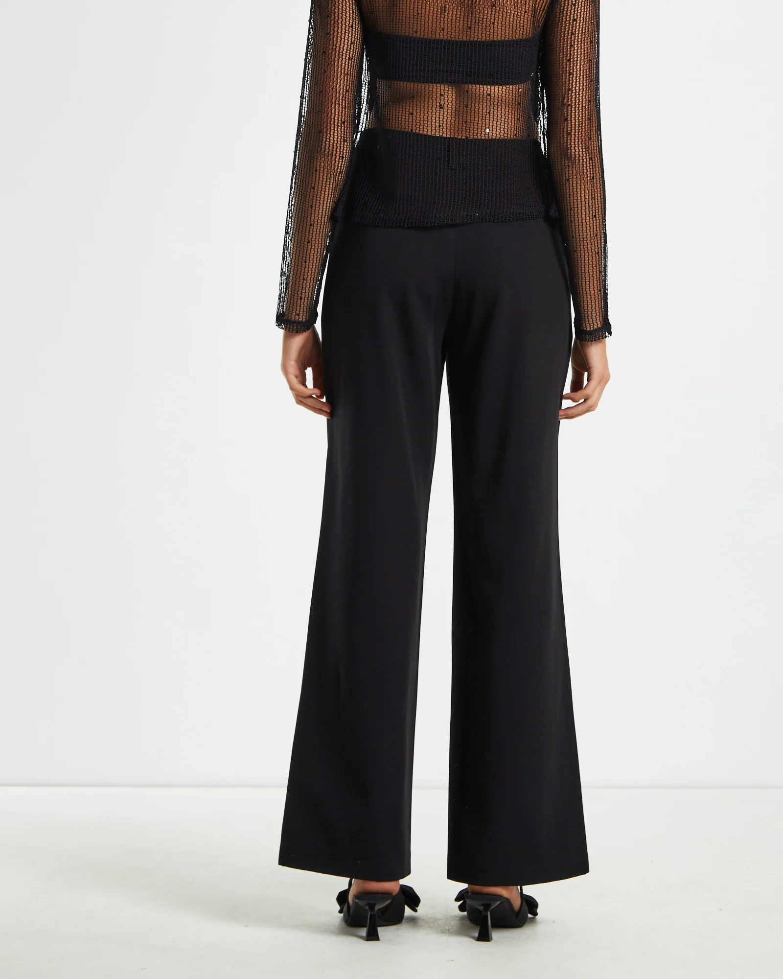 Valerie Straight Leg Suit Pants in Black - Image 2