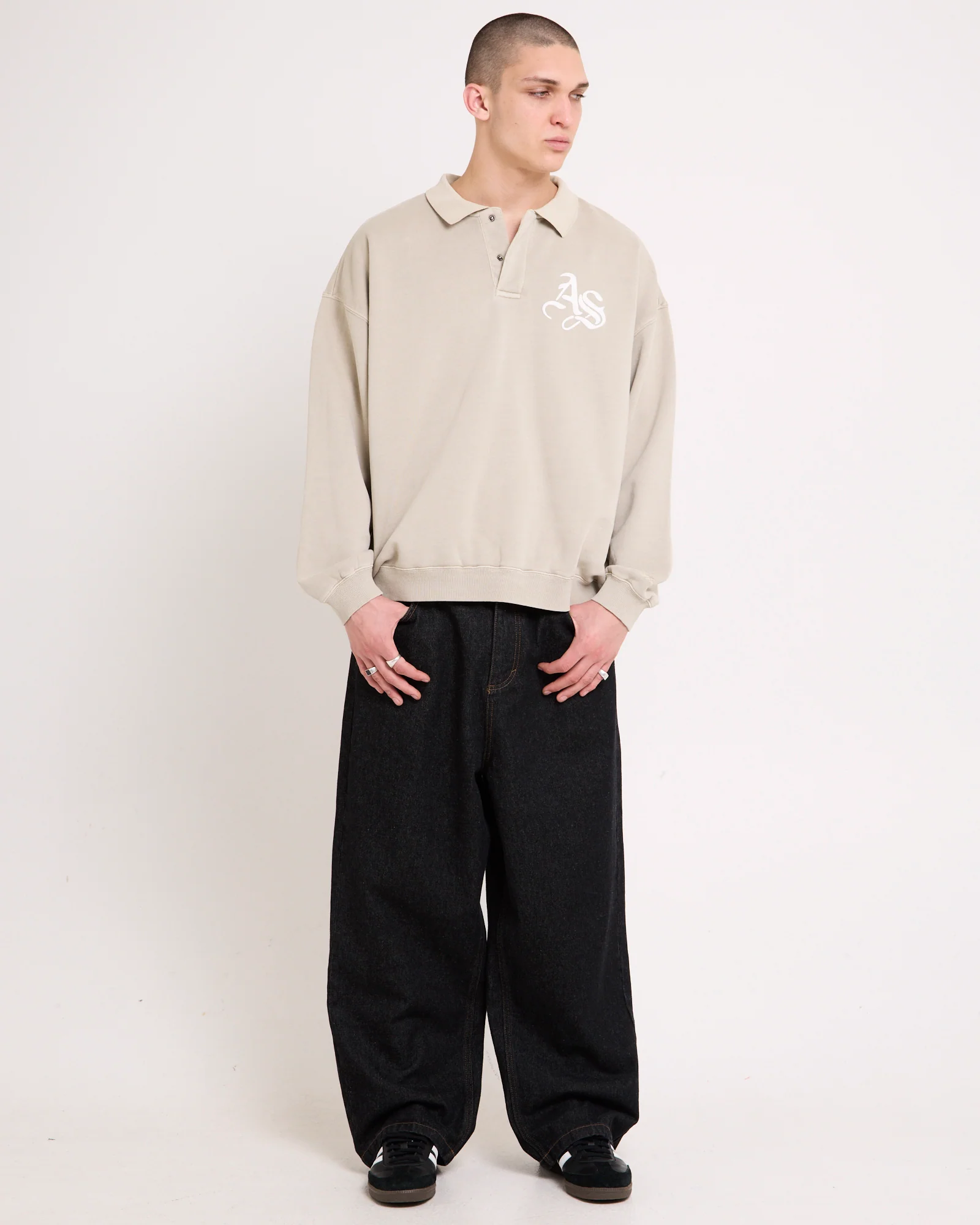 Varsity Fleece Polo - Image 3