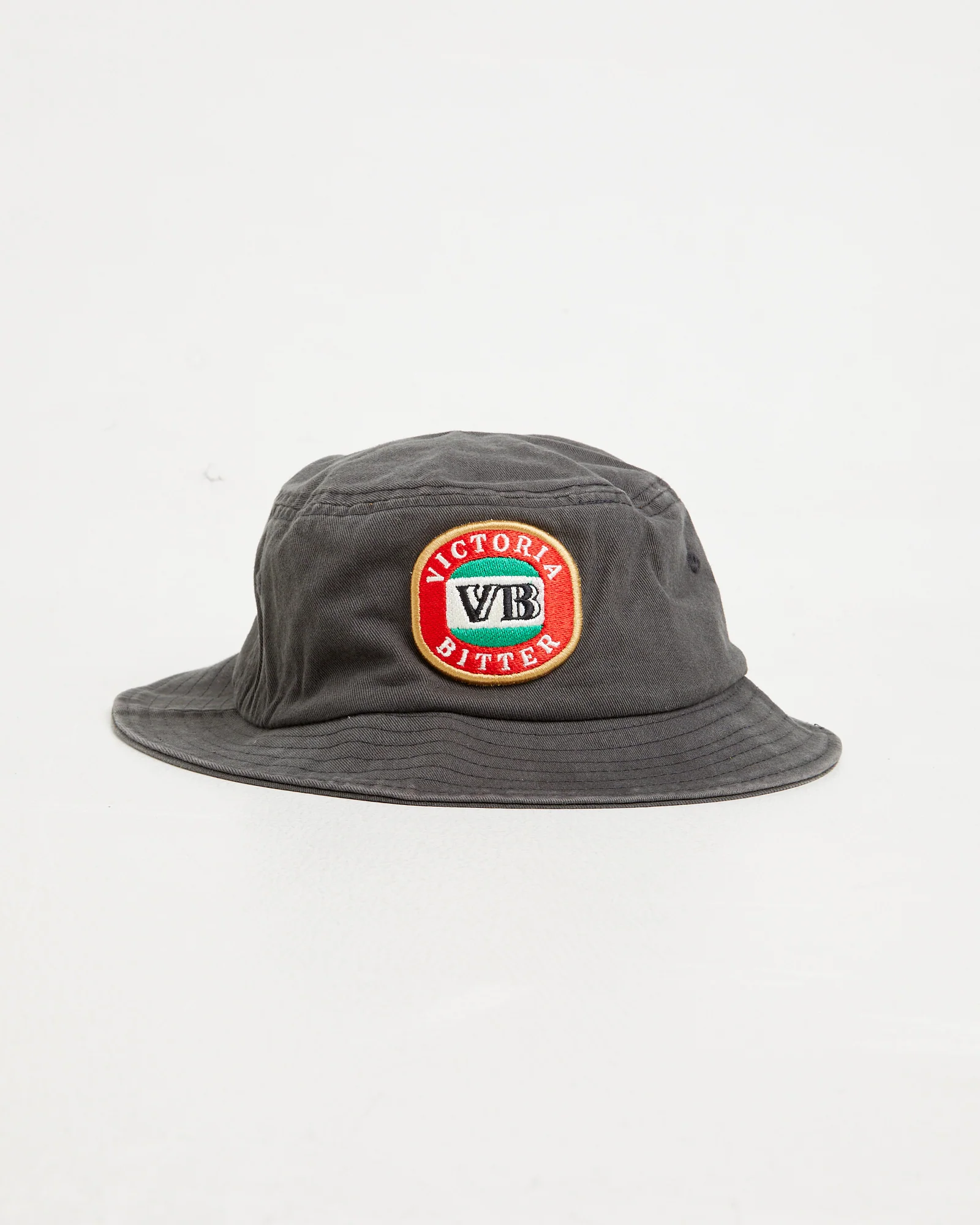 VB Cotton Twill Bucket Hat in Charcoal