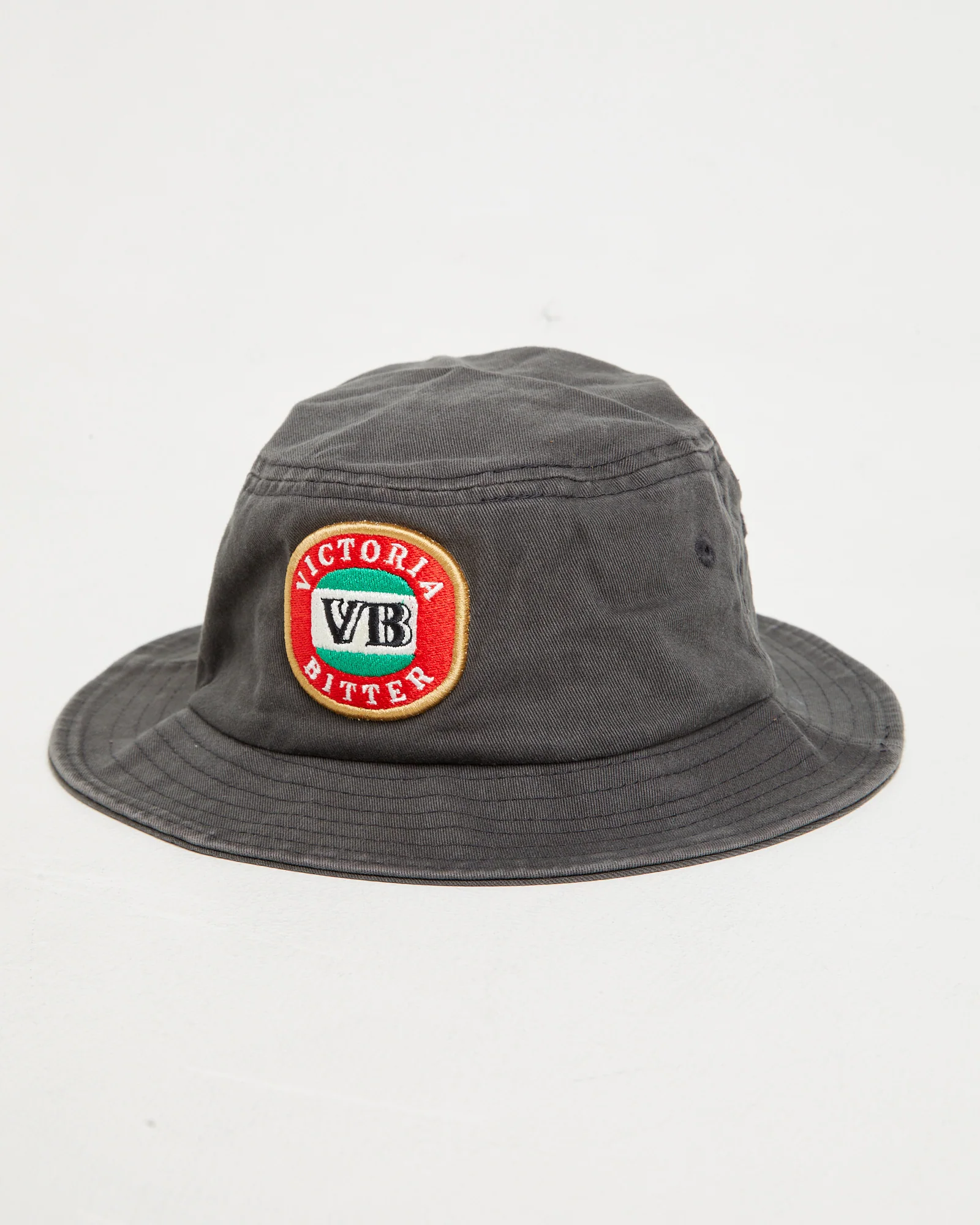 VB Cotton Twill Bucket Hat in Charcoal - Image 2