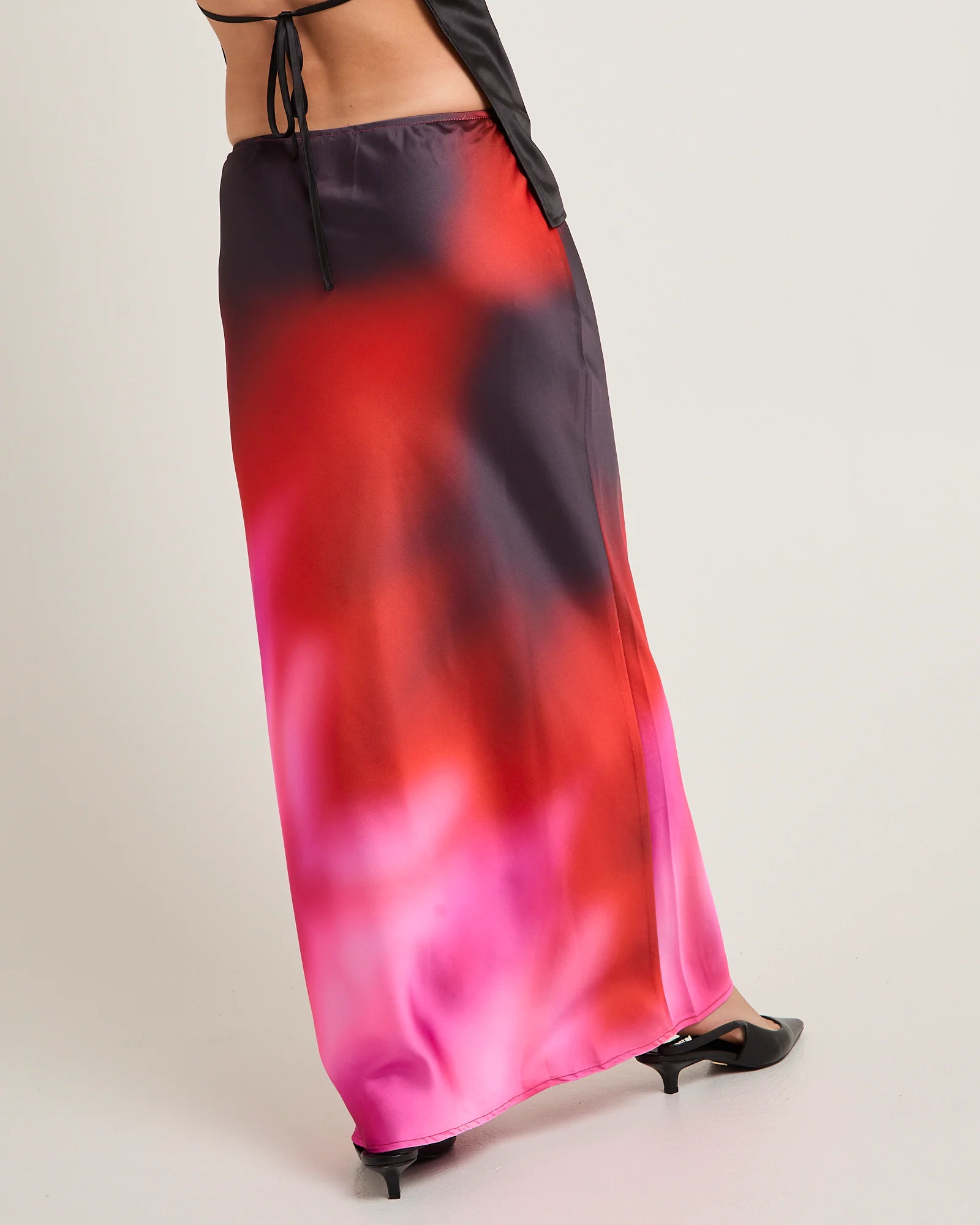 Vila Ombre Slip Maxi Skirt - Image 5