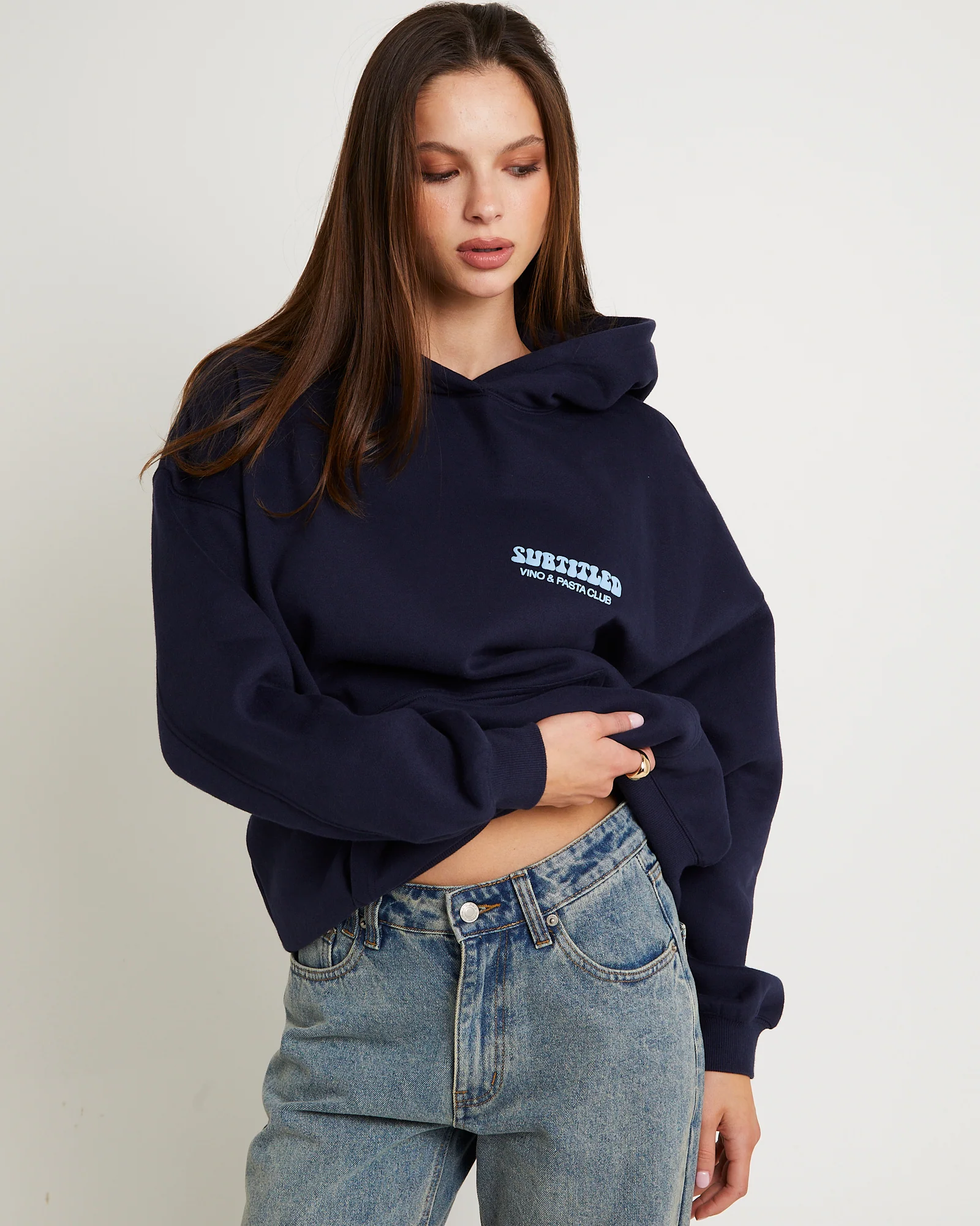 Vino & Pasta Oversized Hoodie - Image 2