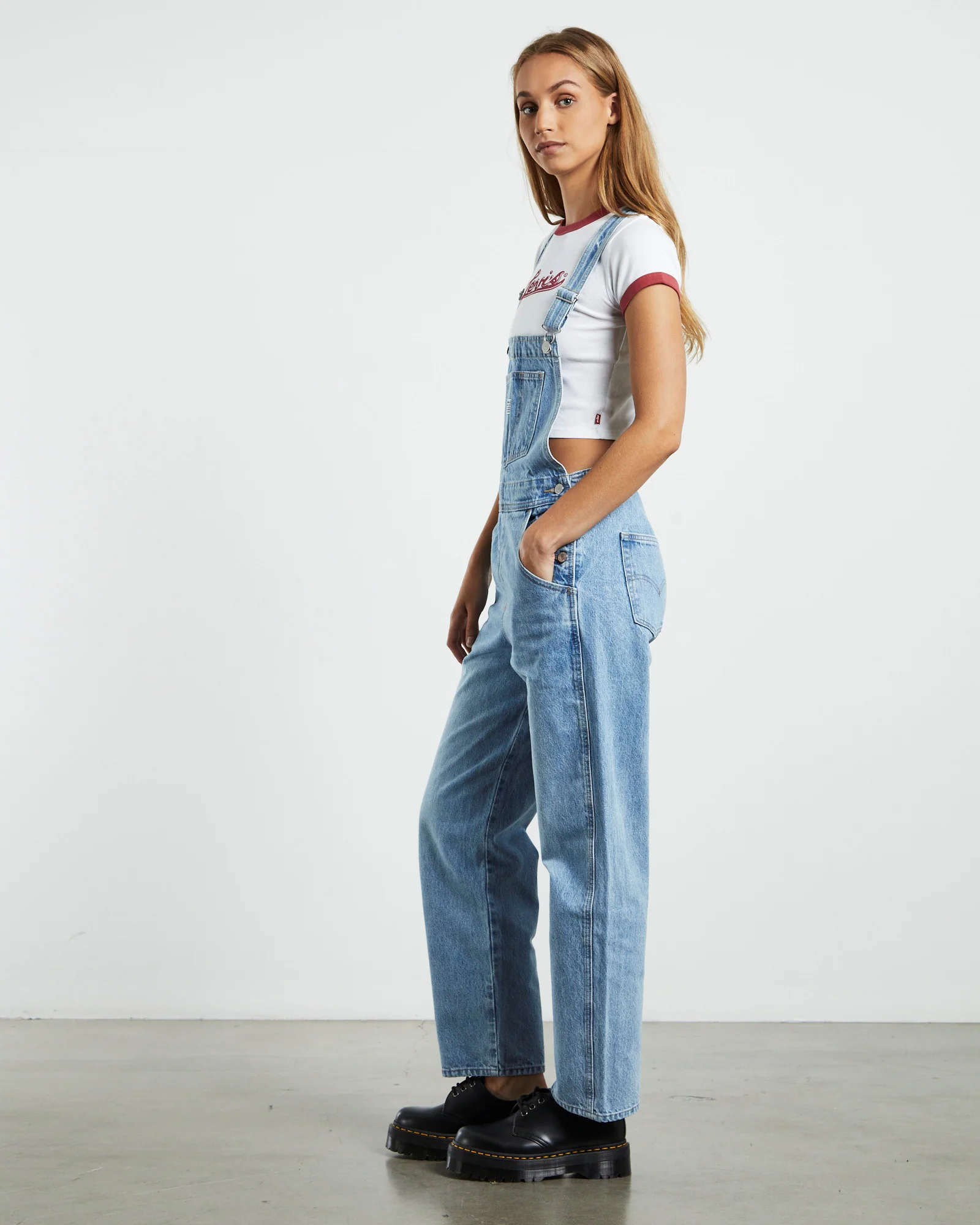 Vintage Overalls What A Delight Blue - Image 4