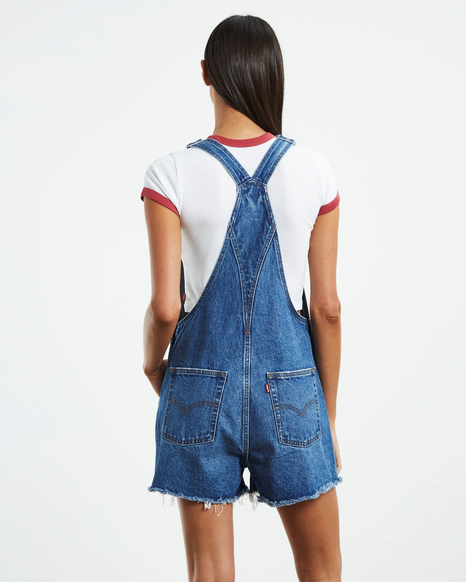 Vintage Shortsall Denim Overalls Meadow Games - Image 2
