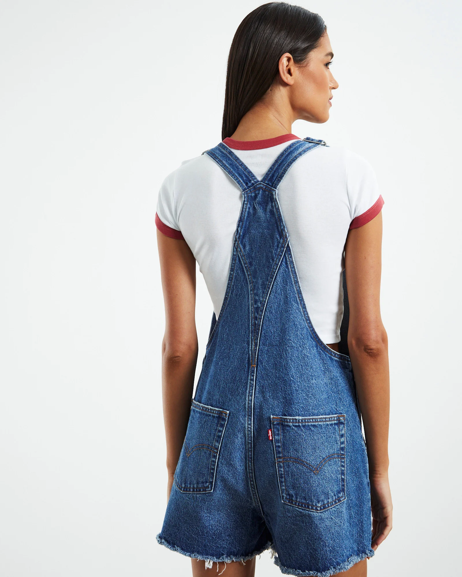 Vintage Shortsall Denim Overalls Meadow Games - Image 5