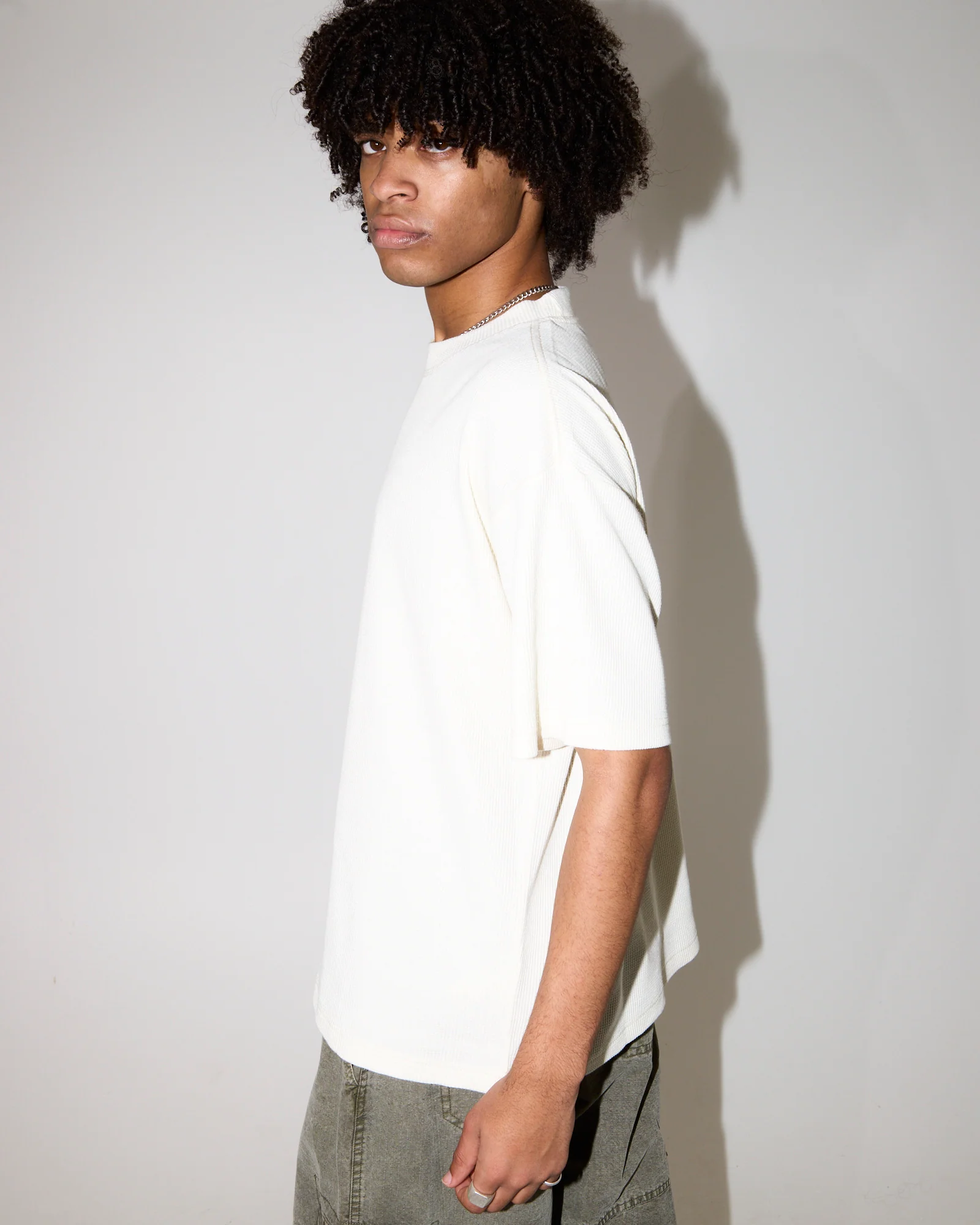 Waffle Crop T-Shirt - Image 4