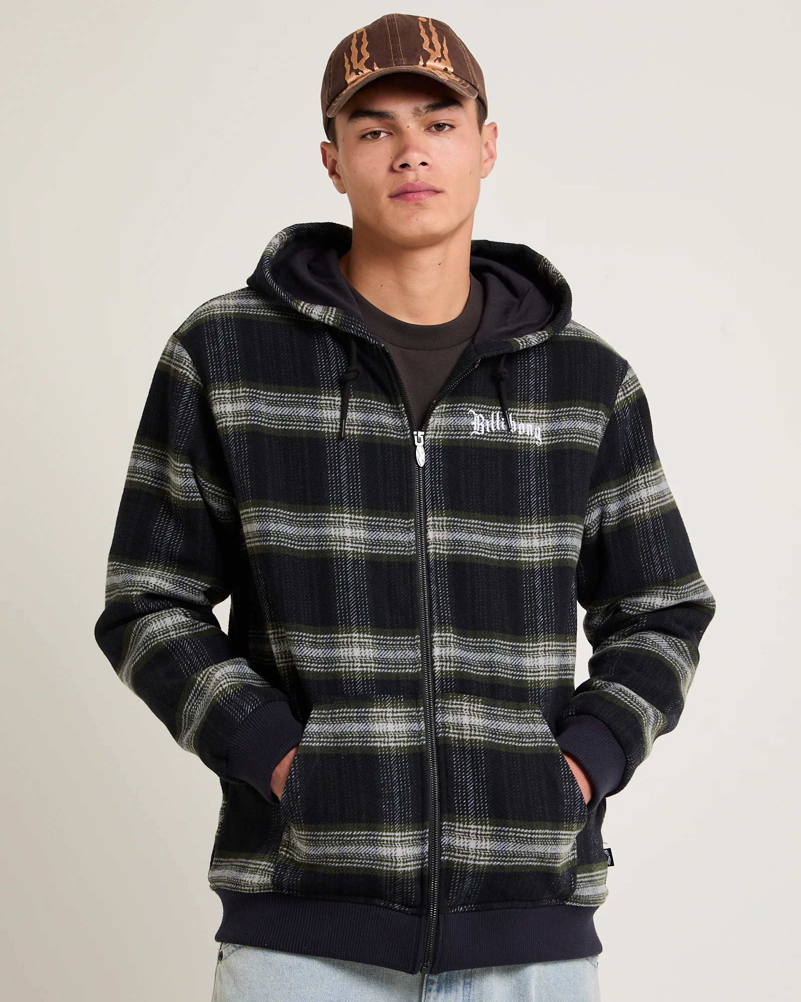 Warped Zip Up Jacket - Image 5