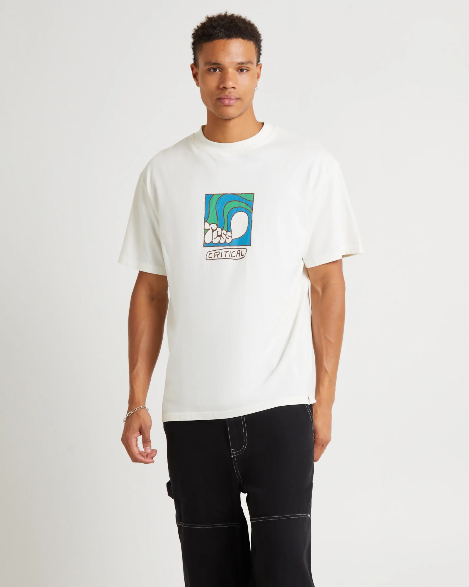 Washroom Short Sleeve T-Shirt Vintage White