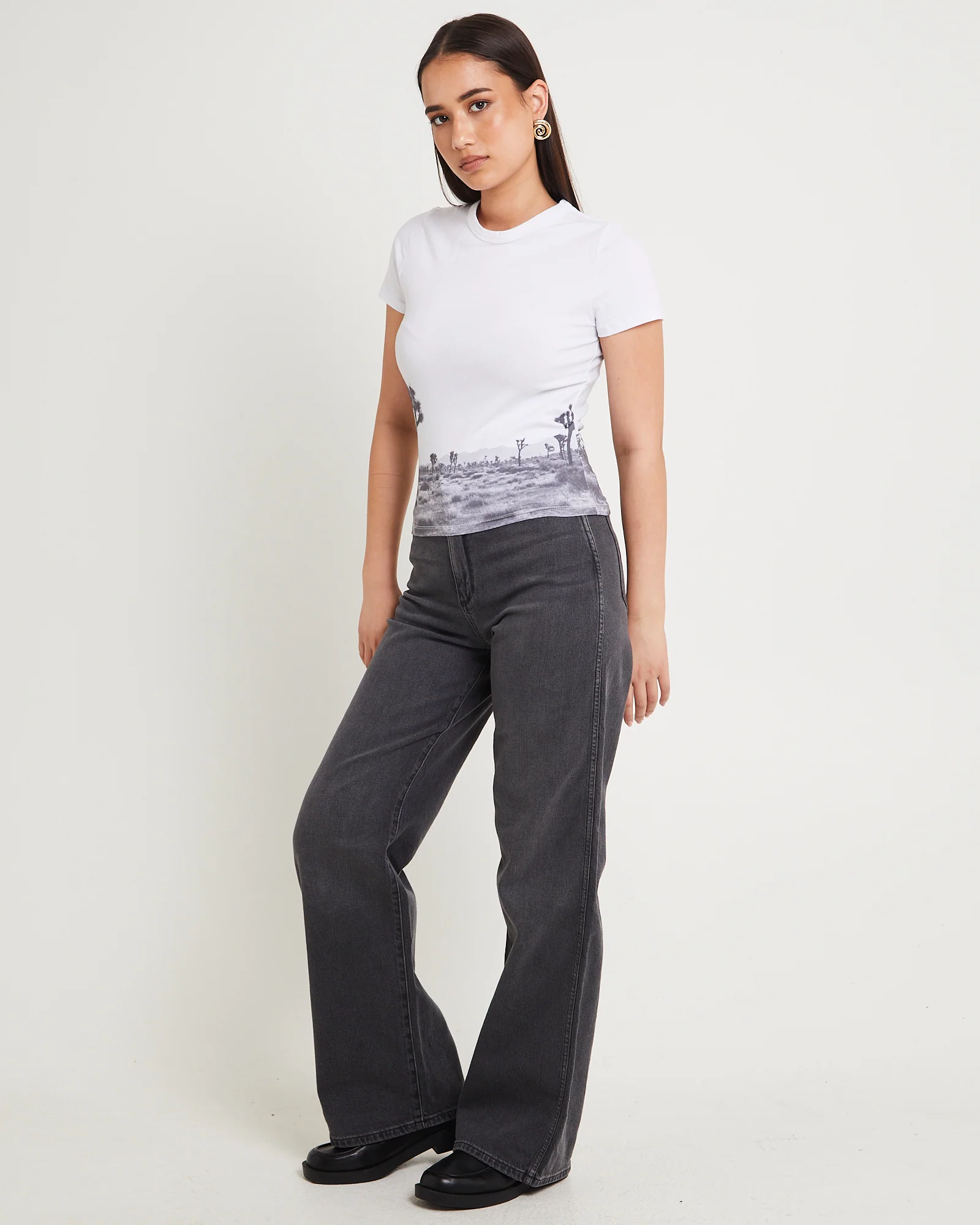 Wild Lullaby Staple Rib Tee - Image 4
