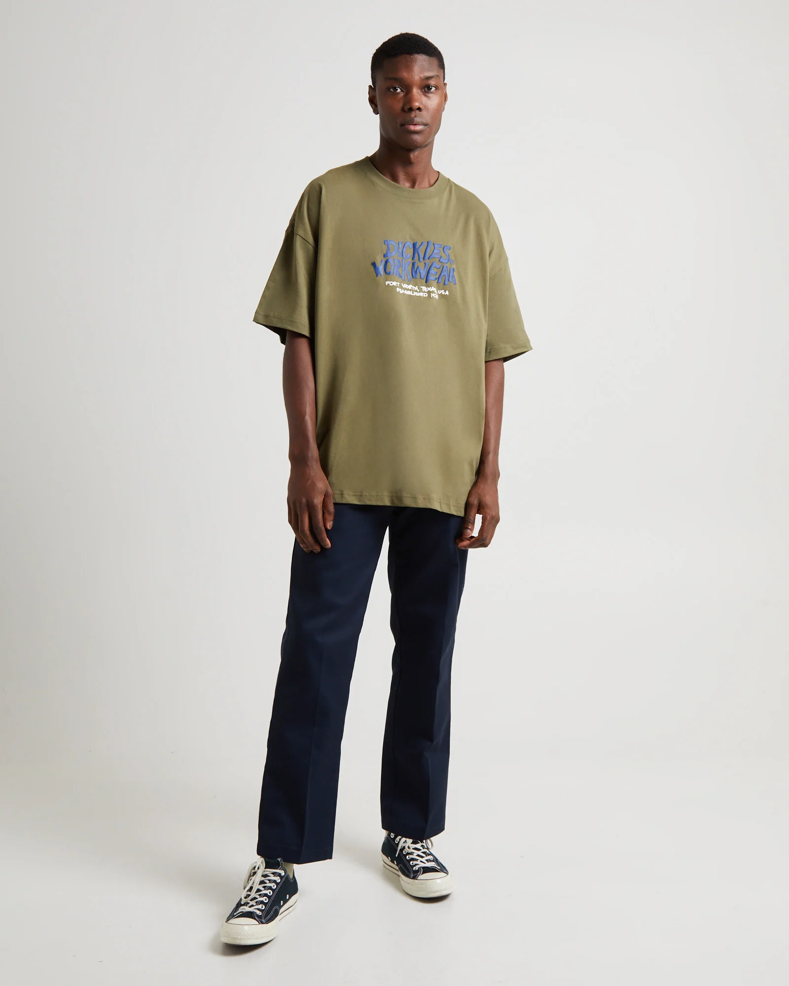 Work 330 Short Sleeve T-Shirt Dark Khaki