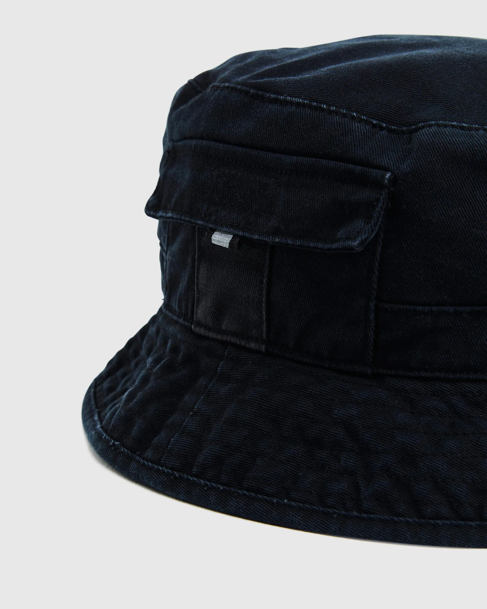 Workwear Bucket Hat Black - Image 4