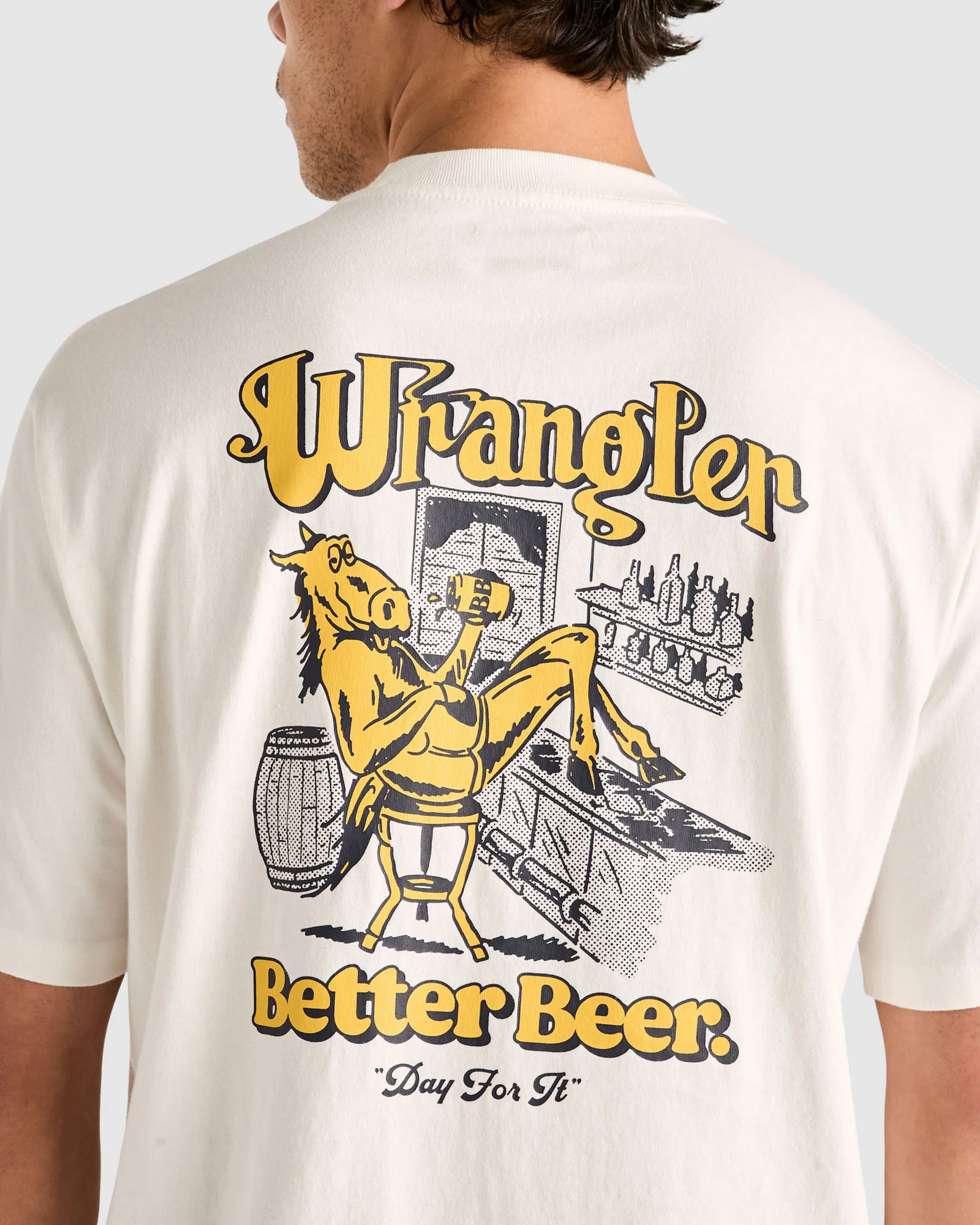 Wrangler x Better Beer Load Off Slacker T-Shirt - Image 6