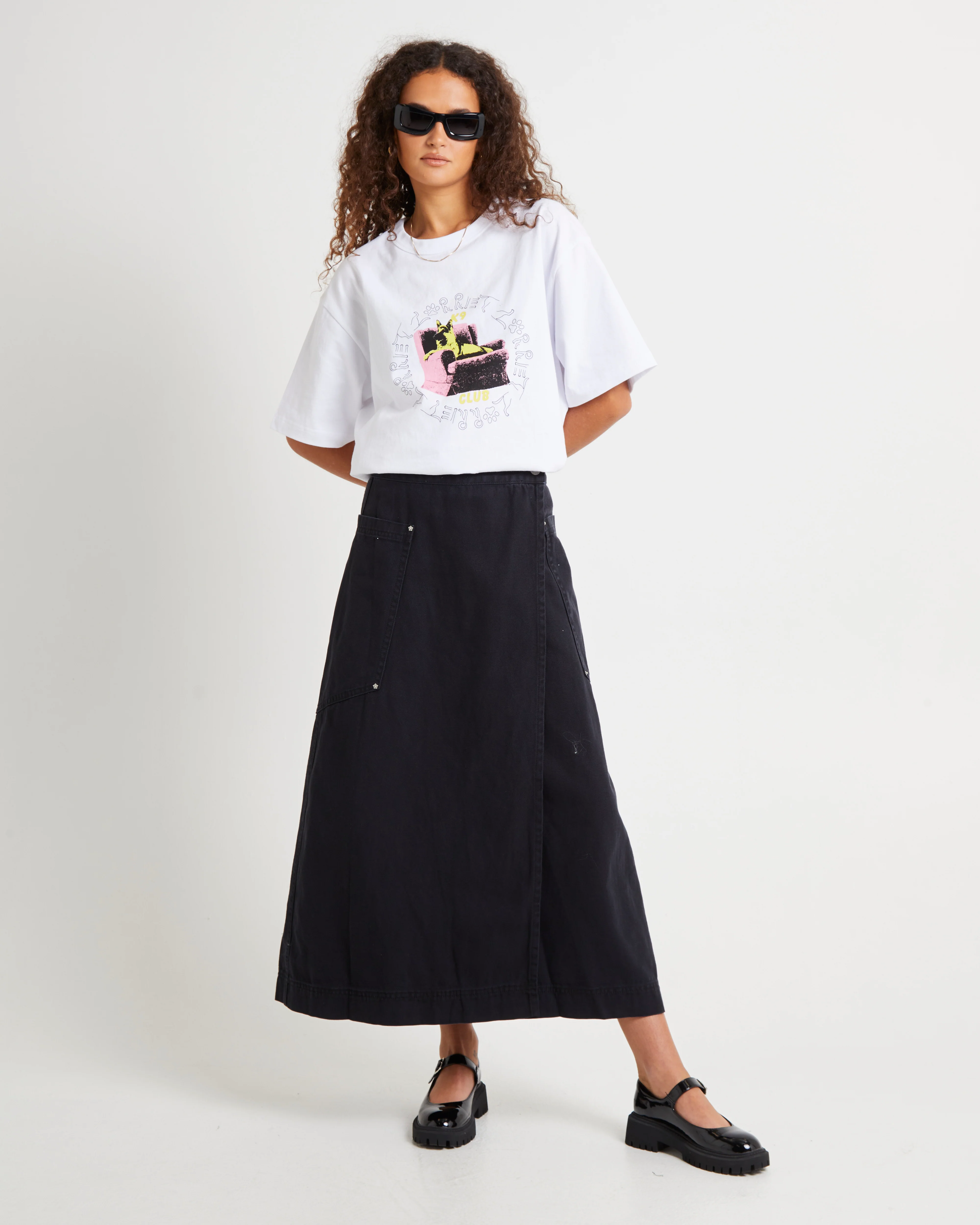 Wrap Maxi Skirt