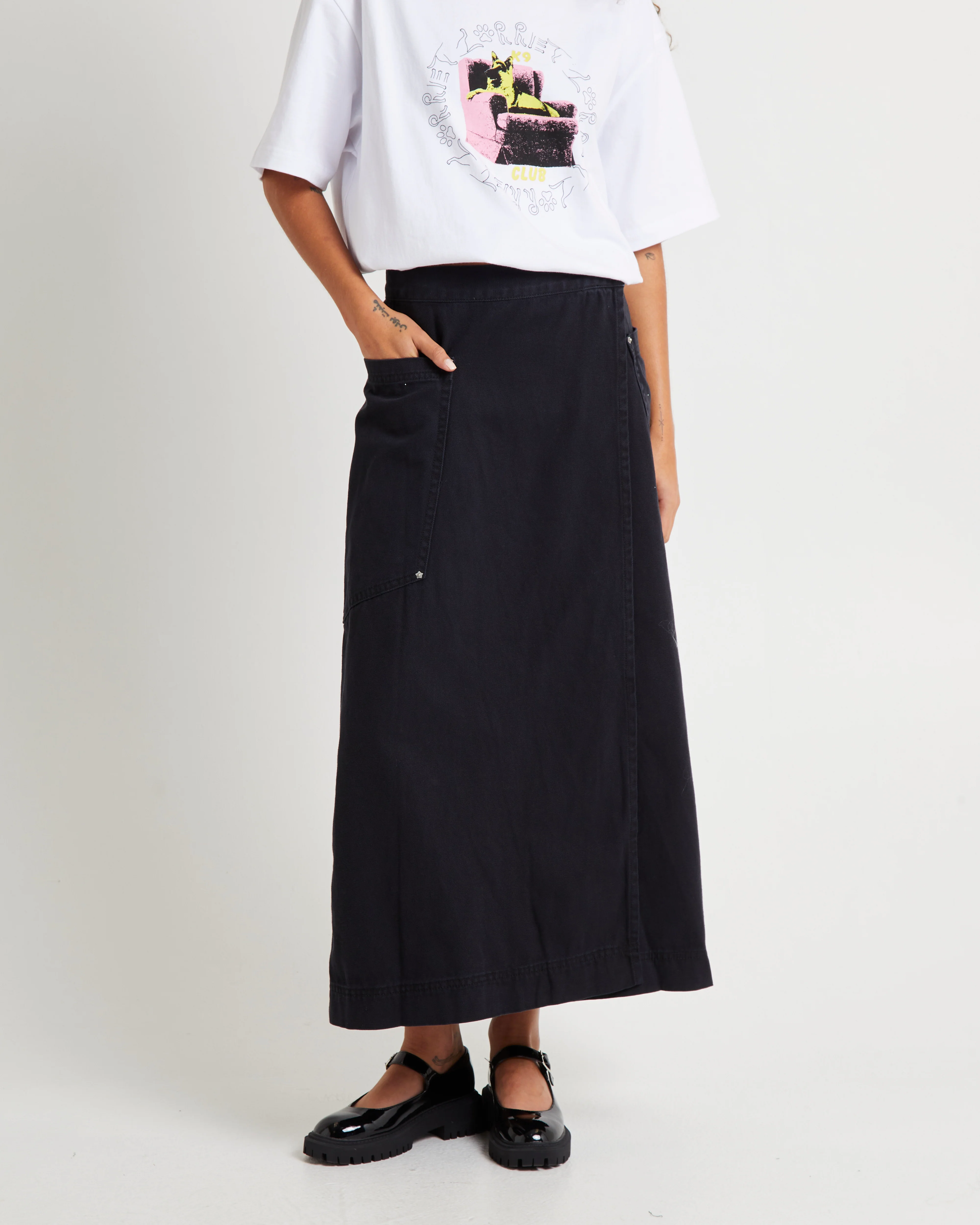 Wrap Maxi Skirt - Image 2