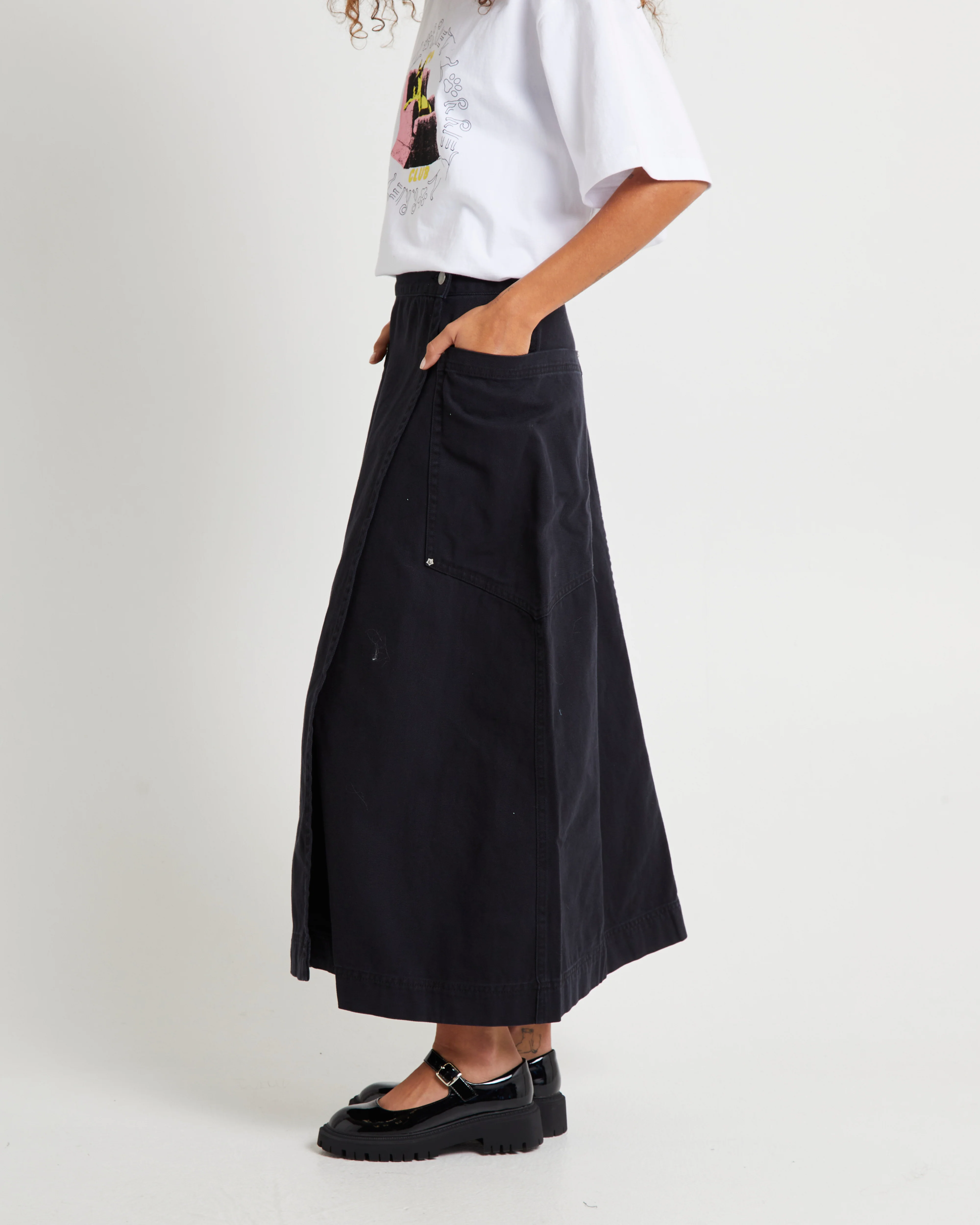 Wrap Maxi Skirt - Image 3