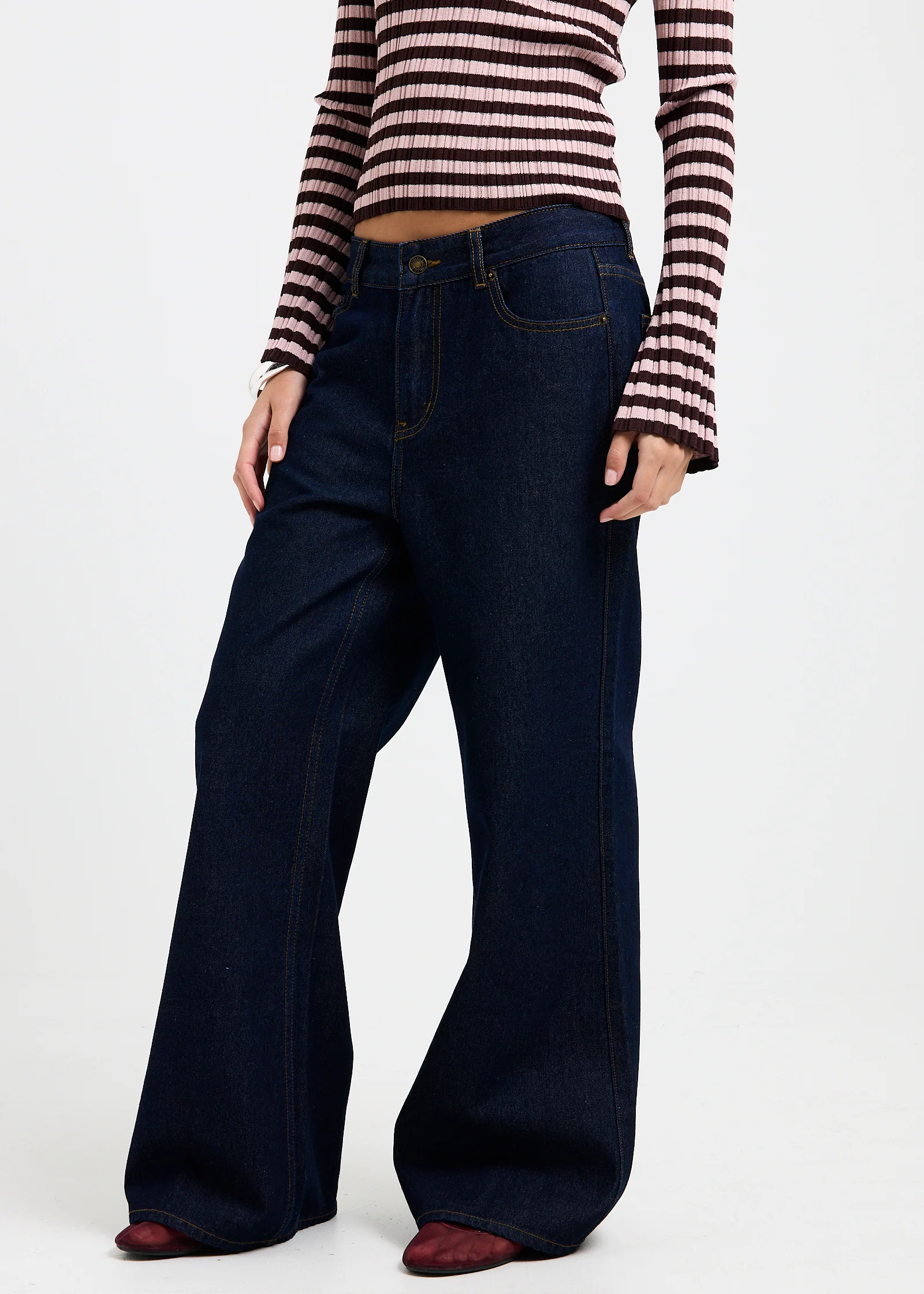 Wren Wide Denim Jeans Petite - Image 4