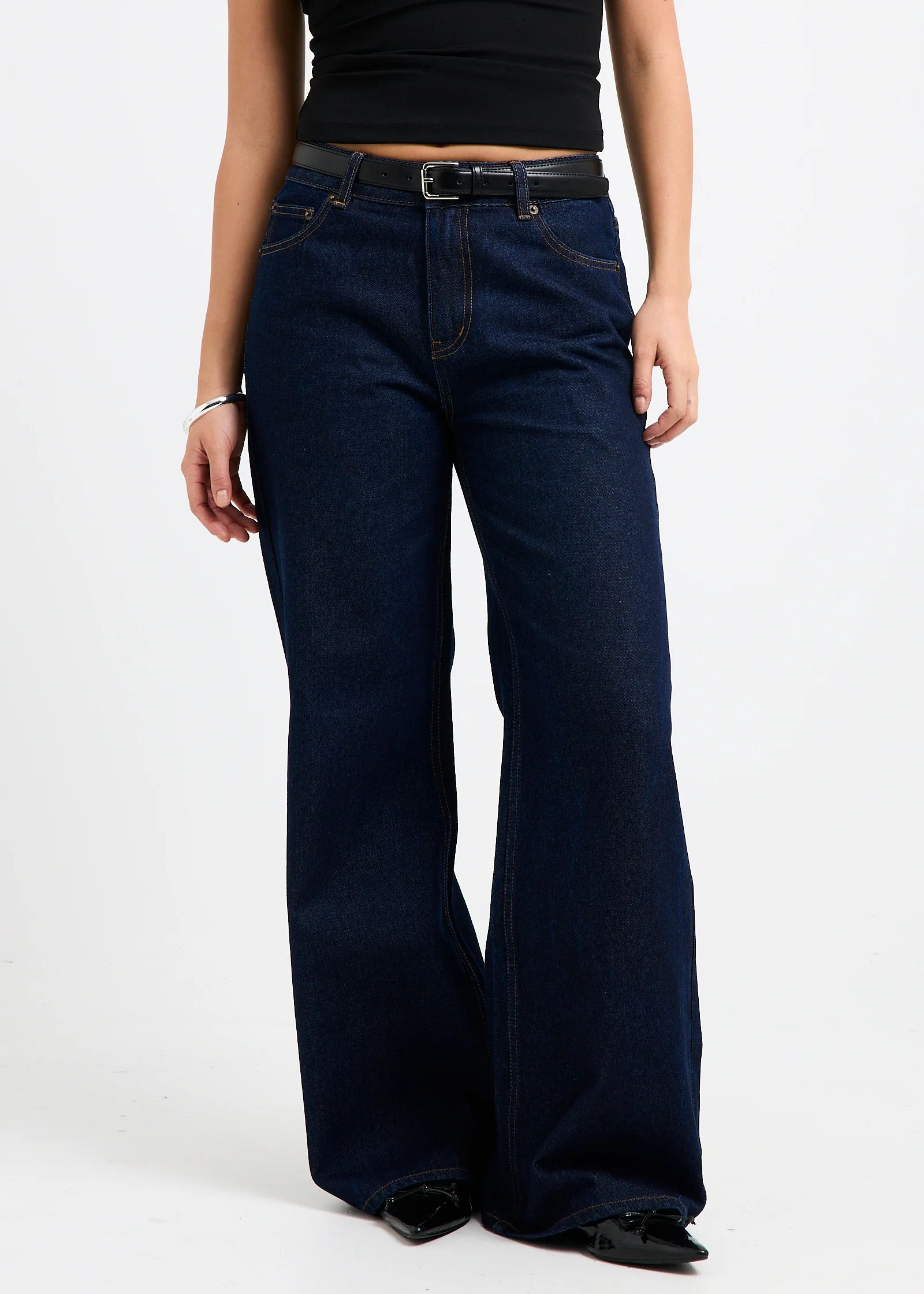 Wren Wide Denim Jeans - Image 2