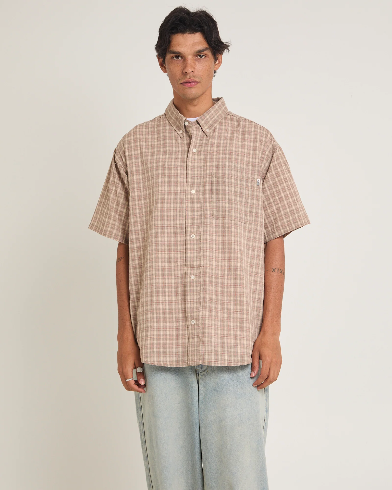 Yard Plaid Short Sleeve Shirt - Image 6