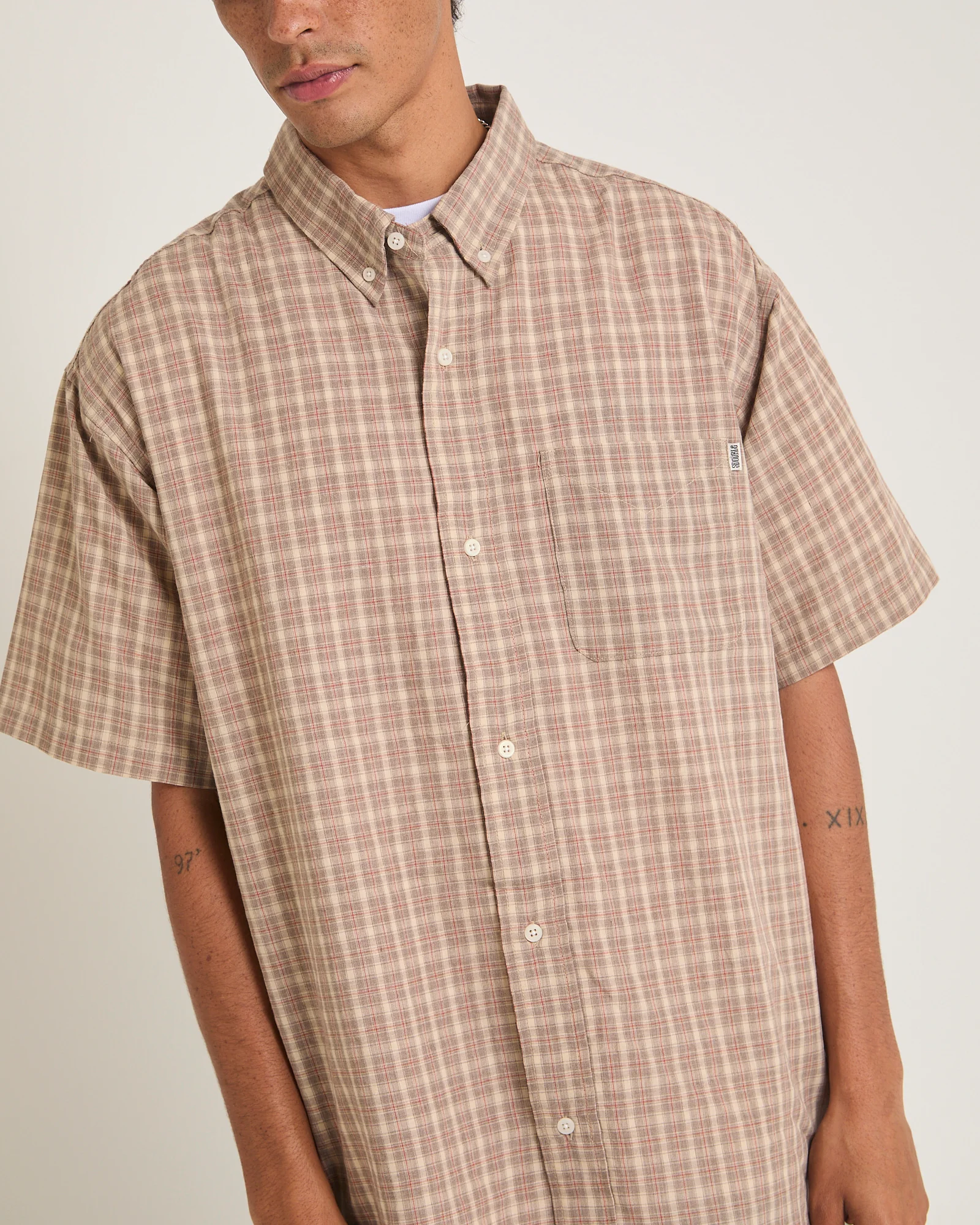 Yard Plaid Short Sleeve Shirt - Image 7