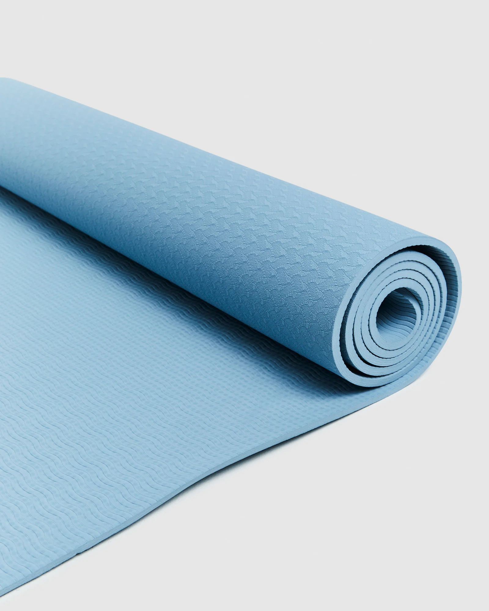 Yoga Mat With Strap Blue - Image 2