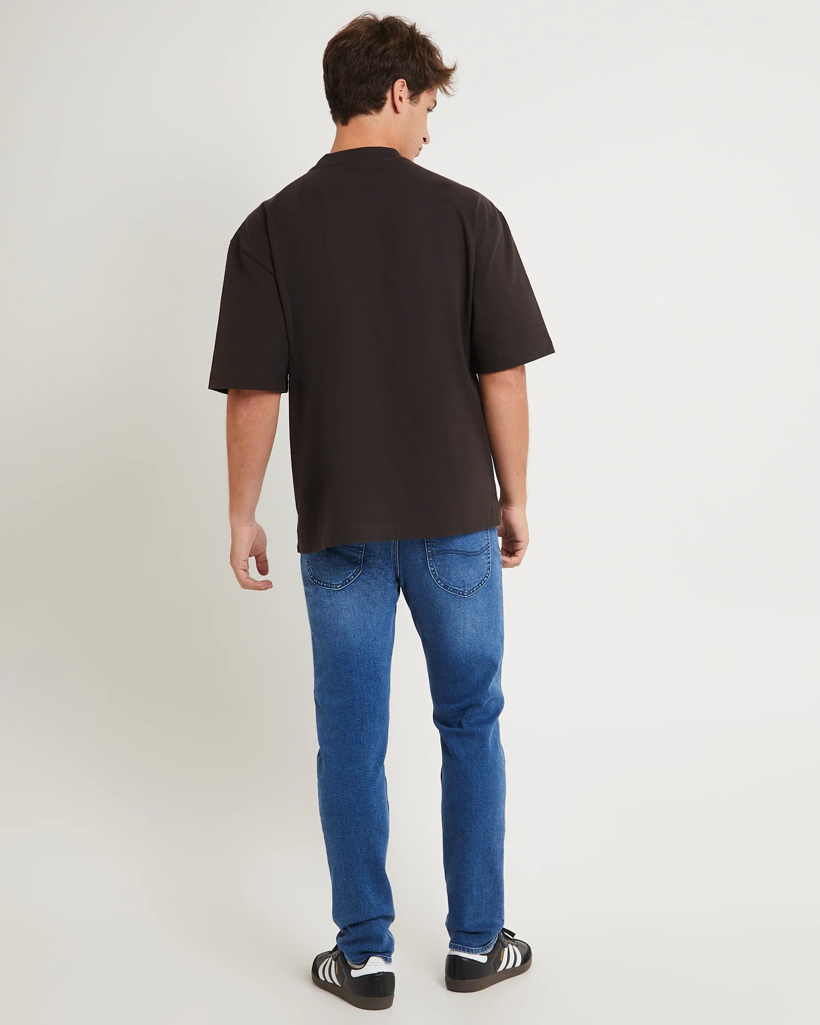 L-Three Relaxed Tapered Denim Jeans Maker Indigo - Image 2