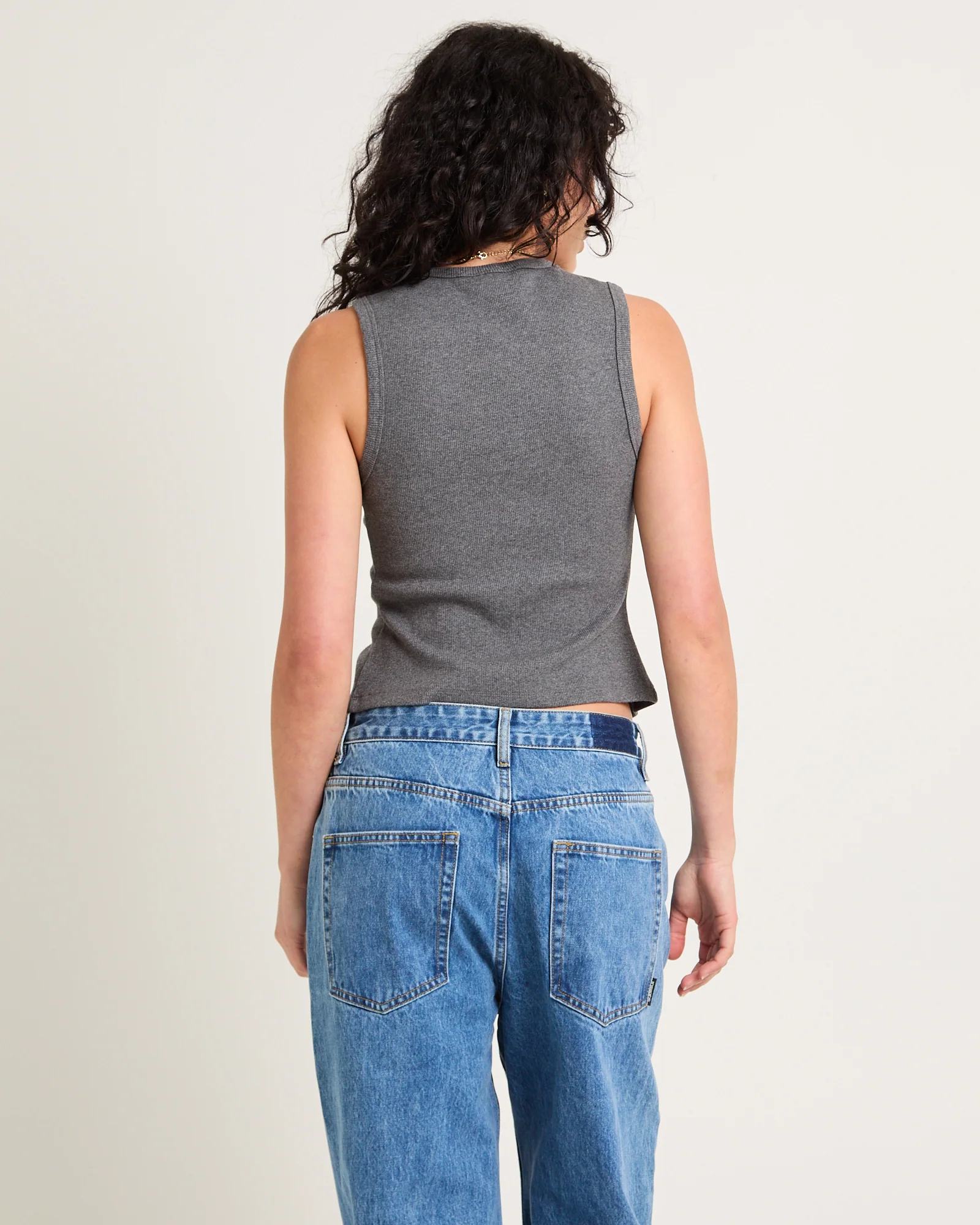 Zoe Button Front Tank Top - Image 2