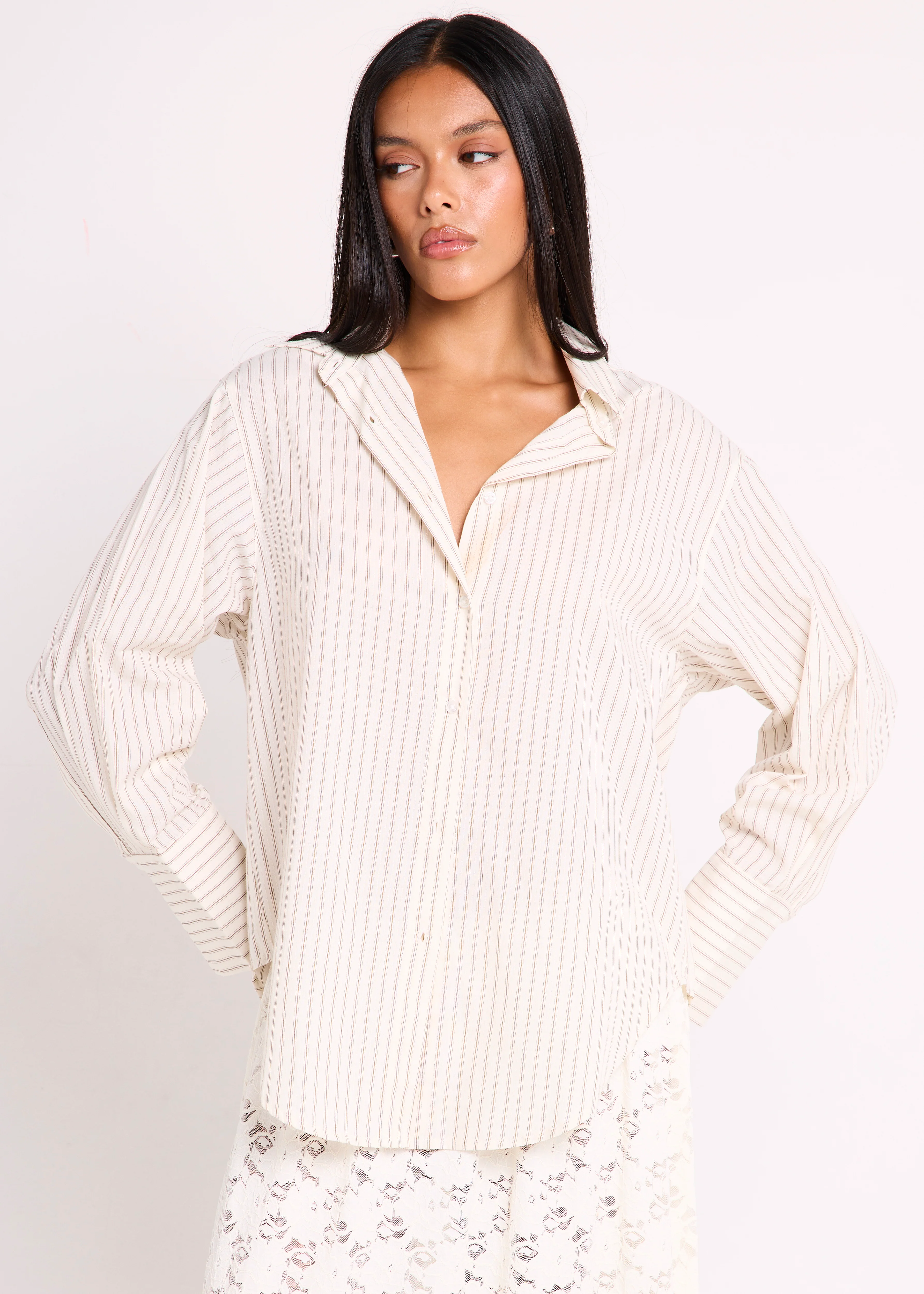 Zuri Striped Long Sleeve Shirt - Image 2